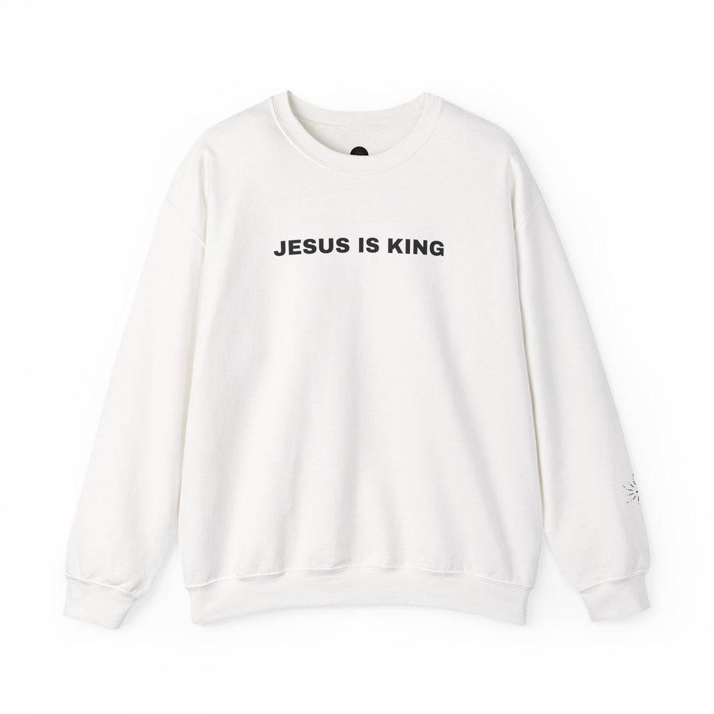 Jesus Is King - Christian Womens Sweatshirt