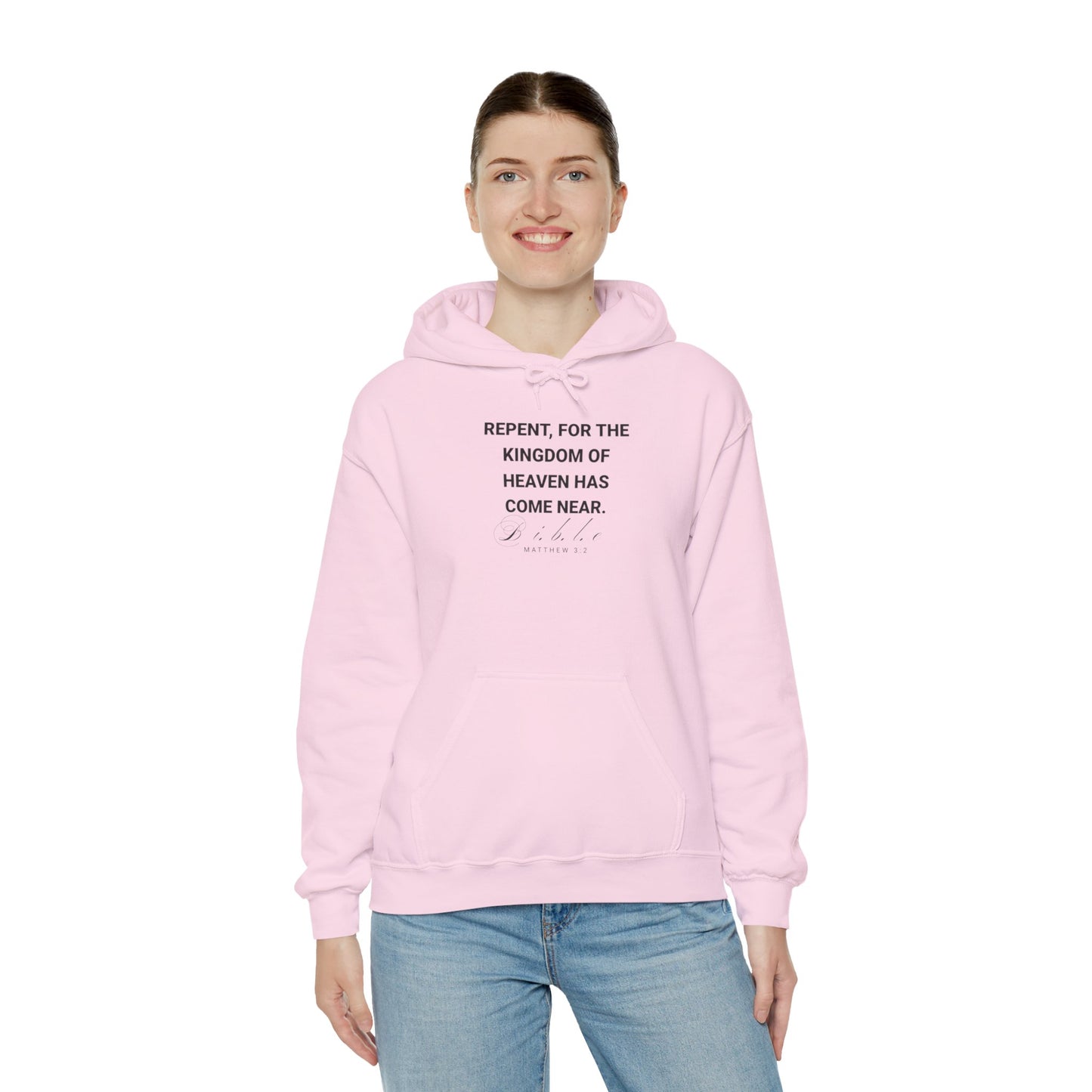 Matthew 3:2 Women's Heavy Blend™ Hoodie - Cozy Casual Wear for Any Occasion, Spiritual Gift, Everyday Comfort, Unique Graphic [...]