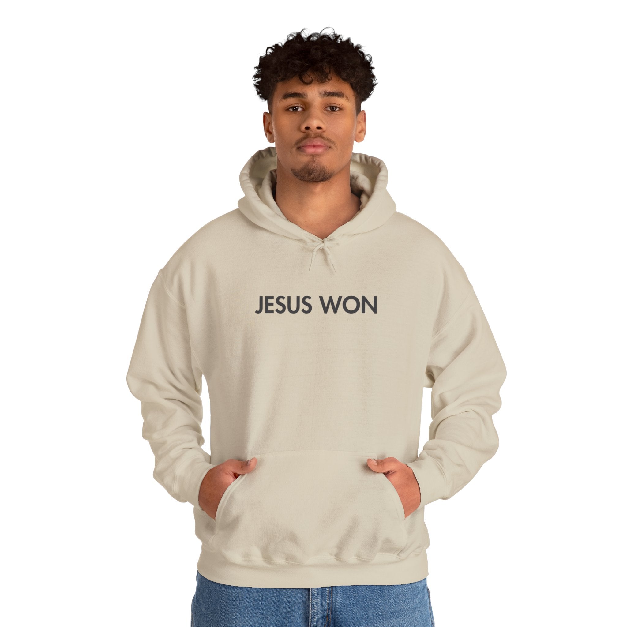 Jesus Won Men's Hoodie