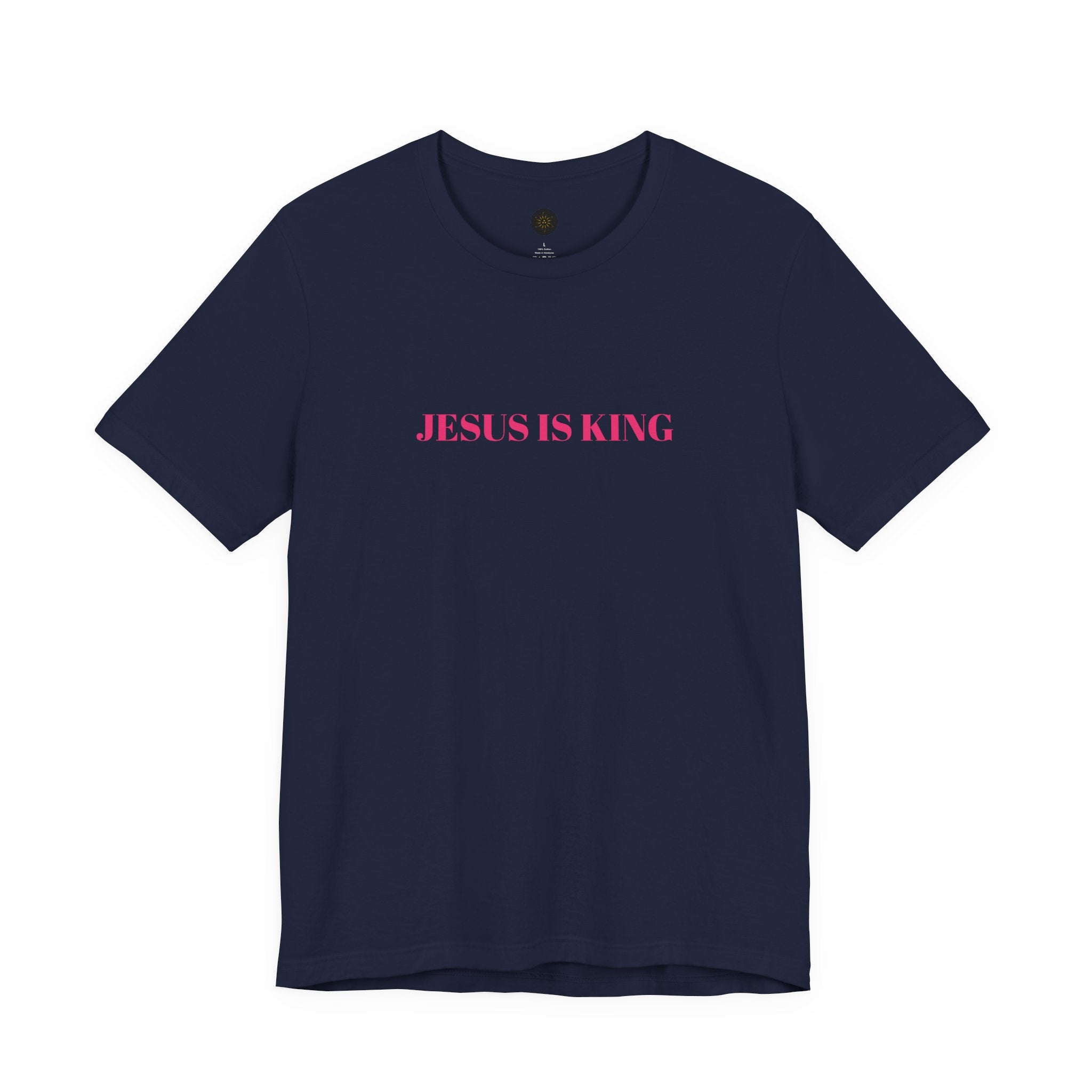 Christian Women's Tee - JESUS IS KING  Jersey Short Sleeve T-Shirt