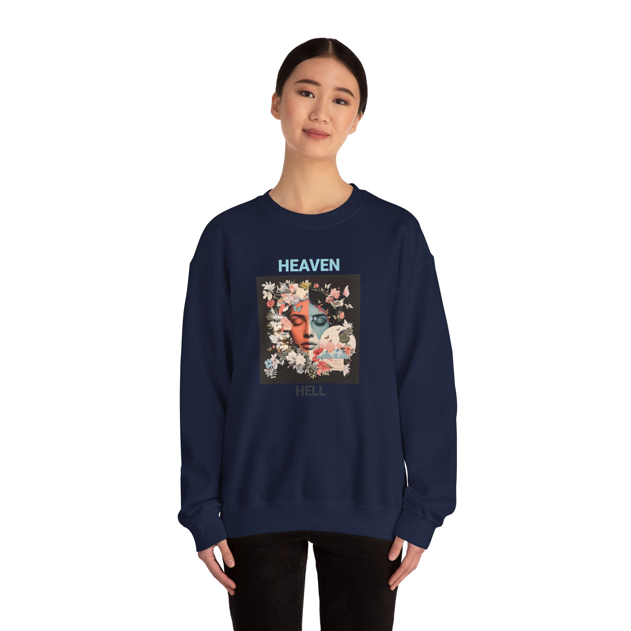 Women's Sweatshirt Heaven or Hell - Sweatshirt
