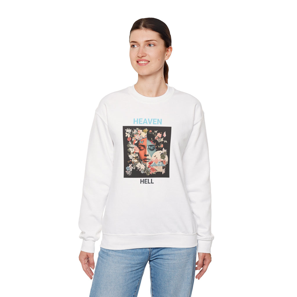 Women's Sweatshirt Heaven or Hell - Sweatshirt