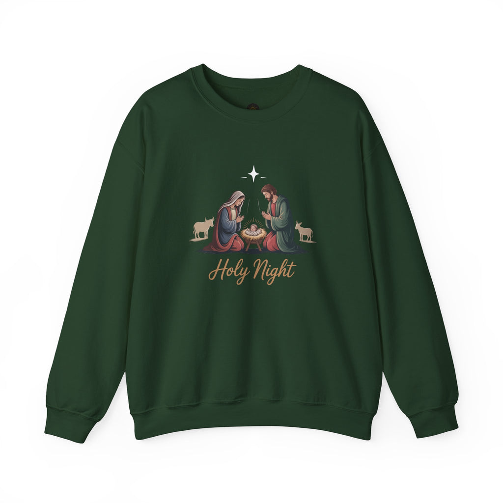 Christian Christmas Jumper, Religious Holiday Sweater, Festive Jesus Pullover, Xmas Crewneck Top, Unisex Sweatshirt