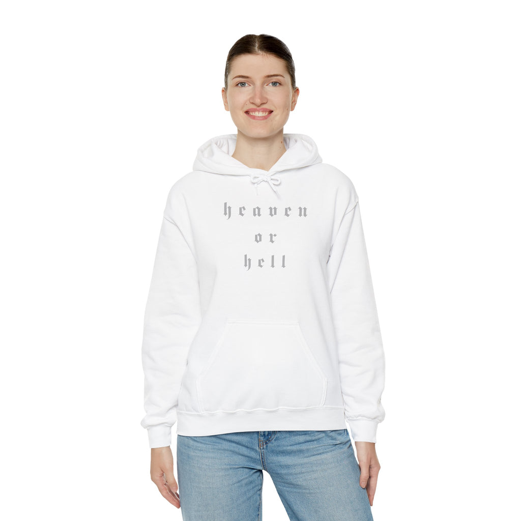 Heaven or Hell Women's Heavy Blend™ Hoodie - Cozy Casual Wear for Any Occasion, Spiritual Gift, Everyday Comfort, Unique Graphic [...]