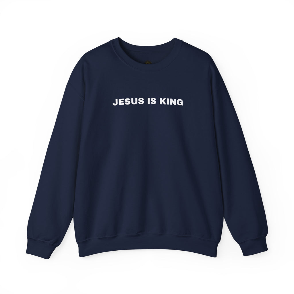 Jesus Is King - Christian Womens Sweatshirt