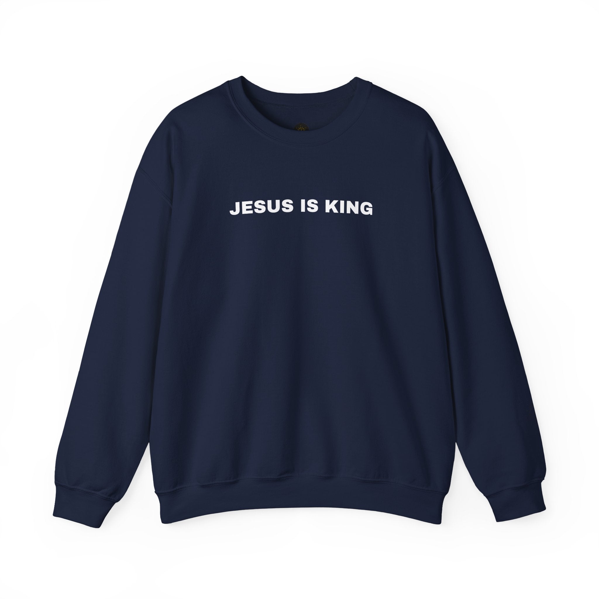 Jesus Is King - Christian Mens Sweatshirt