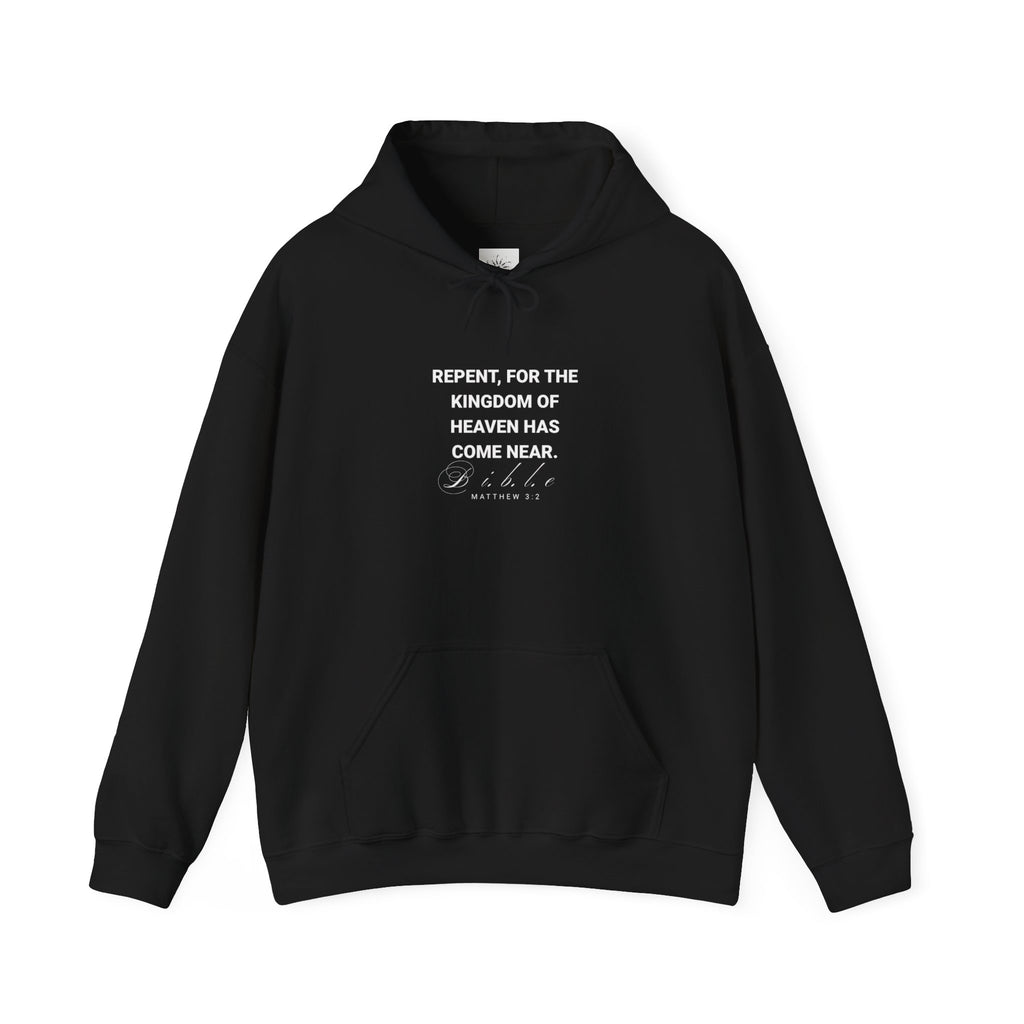 Men's Hoodie - Matthew 3:2 Bible Verse Heavy Blend™ Hooded Sweatshirt