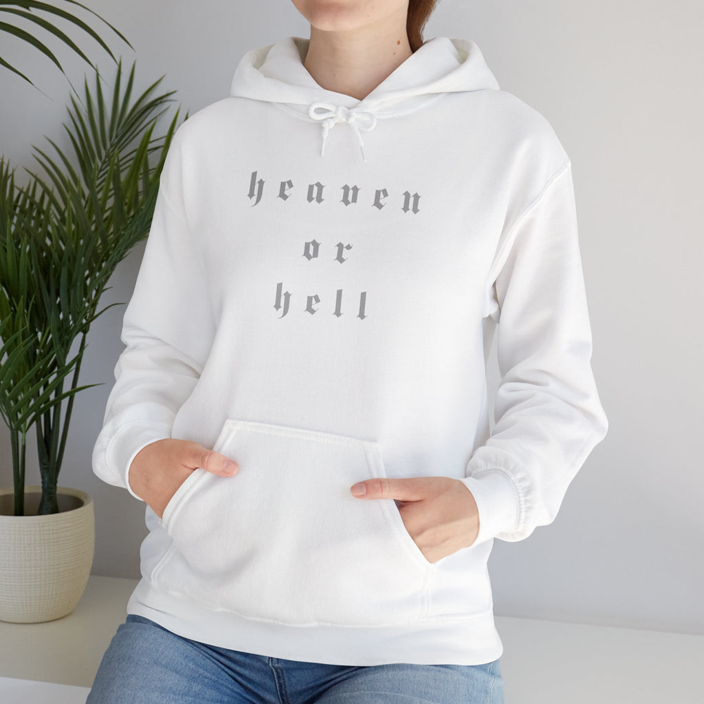 Heaven or Hell Women's Heavy Blend™ Hoodie - Cozy Casual Wear for Any Occasion, Spiritual Gift, Everyday Comfort, Unique Graphic [...]