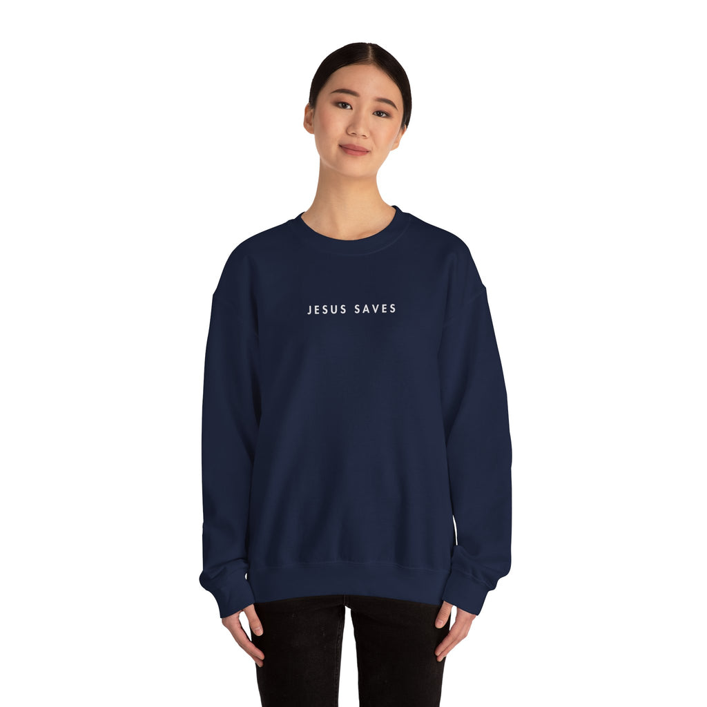 Jesus Saves Faith Women's Crewneck Sweatshirt