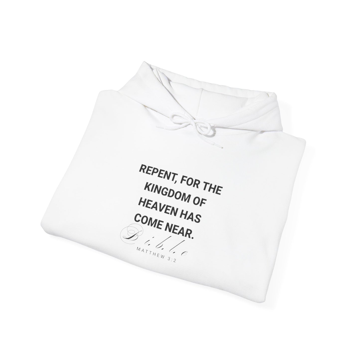 Men's Hoodie - Matthew 3:2 Bible Verse Heavy Blend™ Hooded Sweatshirt