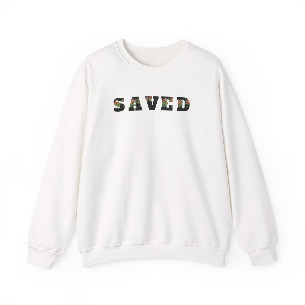 Saved Women's Crewneck Sweatshirt - Unisex Heavy Blend™