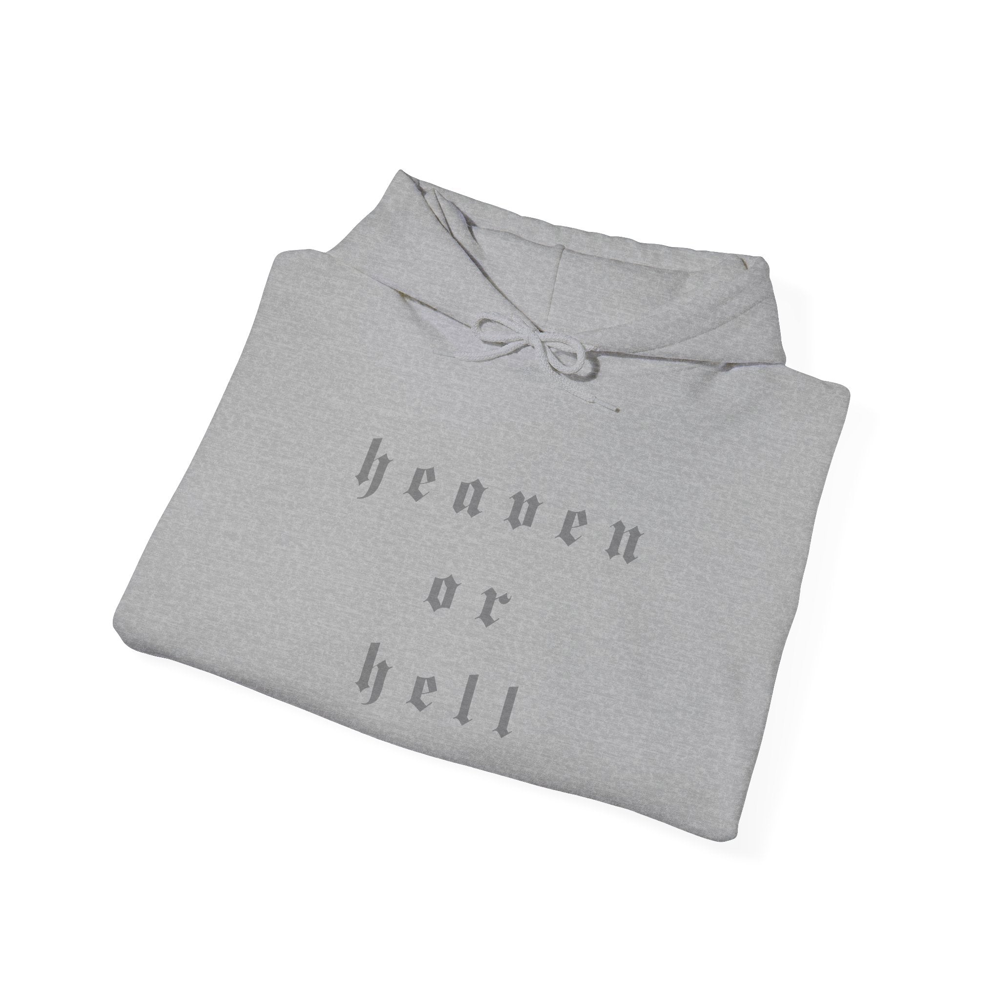 Heaven or Hell Women's Heavy Blend™ Hoodie - Cozy Casual Wear for Any Occasion, Spiritual Gift, Everyday Comfort, Unique Graphic [...]