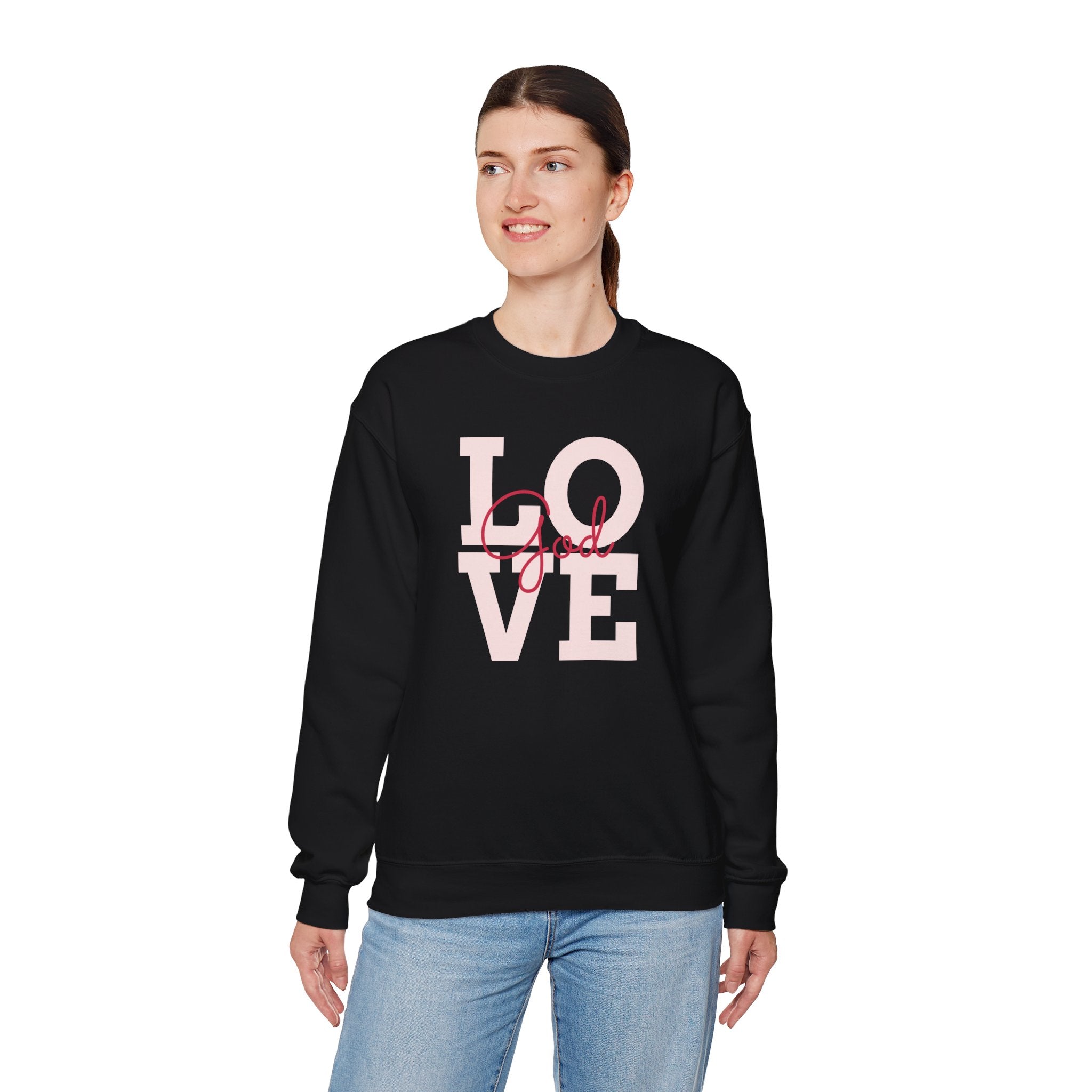 Faith Love God Unisex Sweatshirt Crewneck