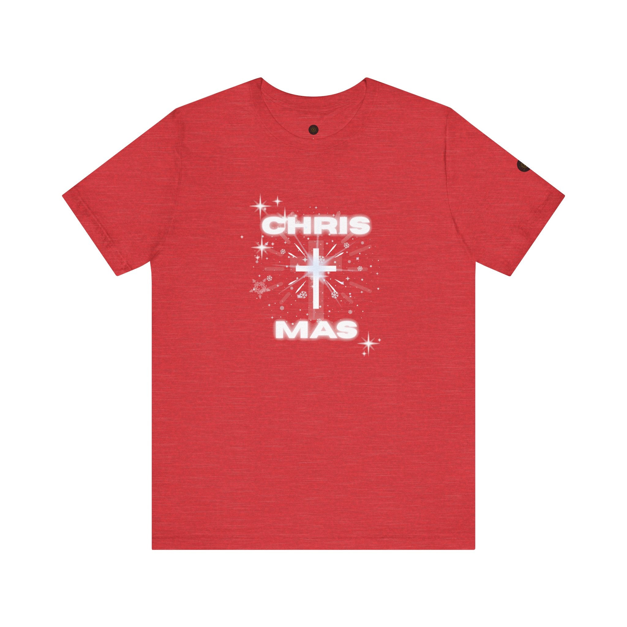 Christmas Tee, Holiday Apparel, Religious Gift, Family Christmas Shirt, Winter Fashion, Nativity Scene Tee - Unisex Jersey Short Sleeve Tee