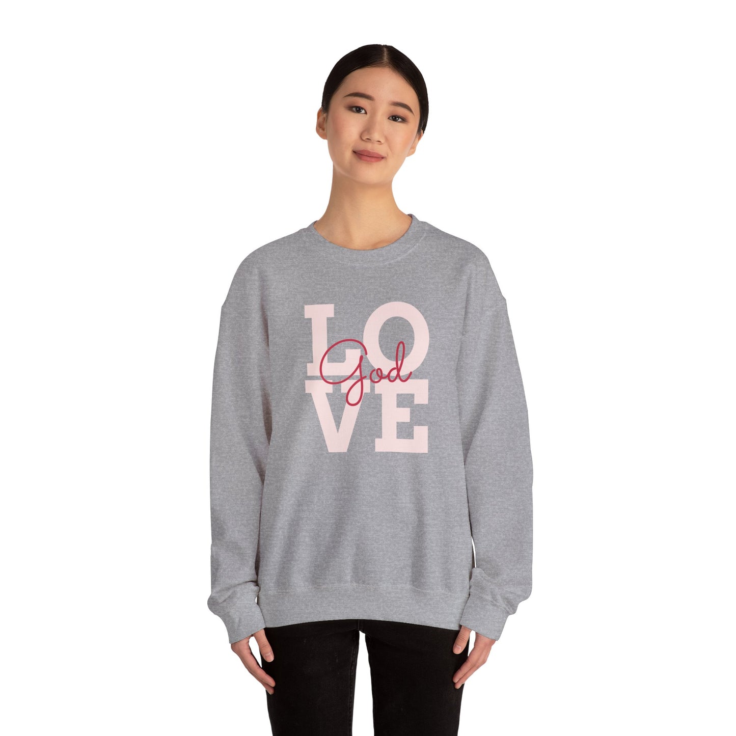 Faith Love God Unisex Sweatshirt Crewneck