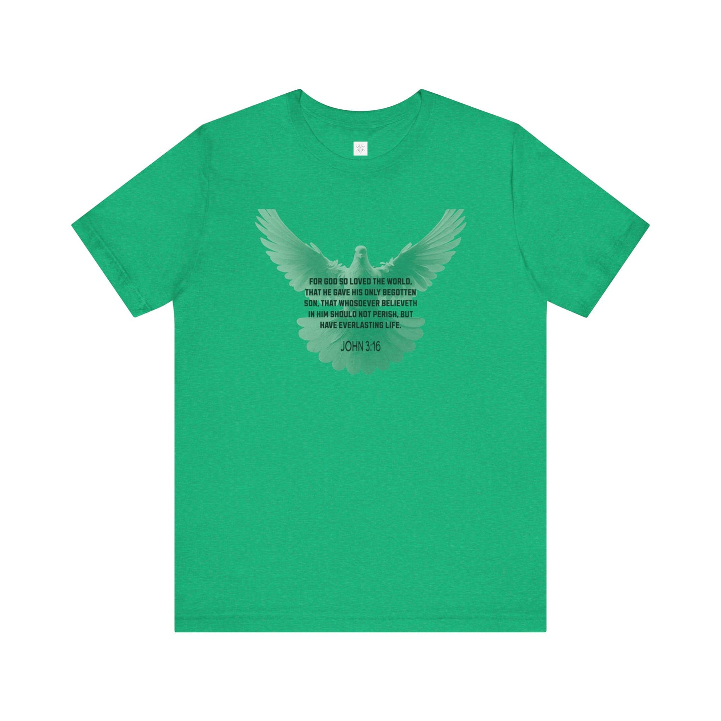 Christian Women's Tee - John 3:16 Short Sleeve Tee