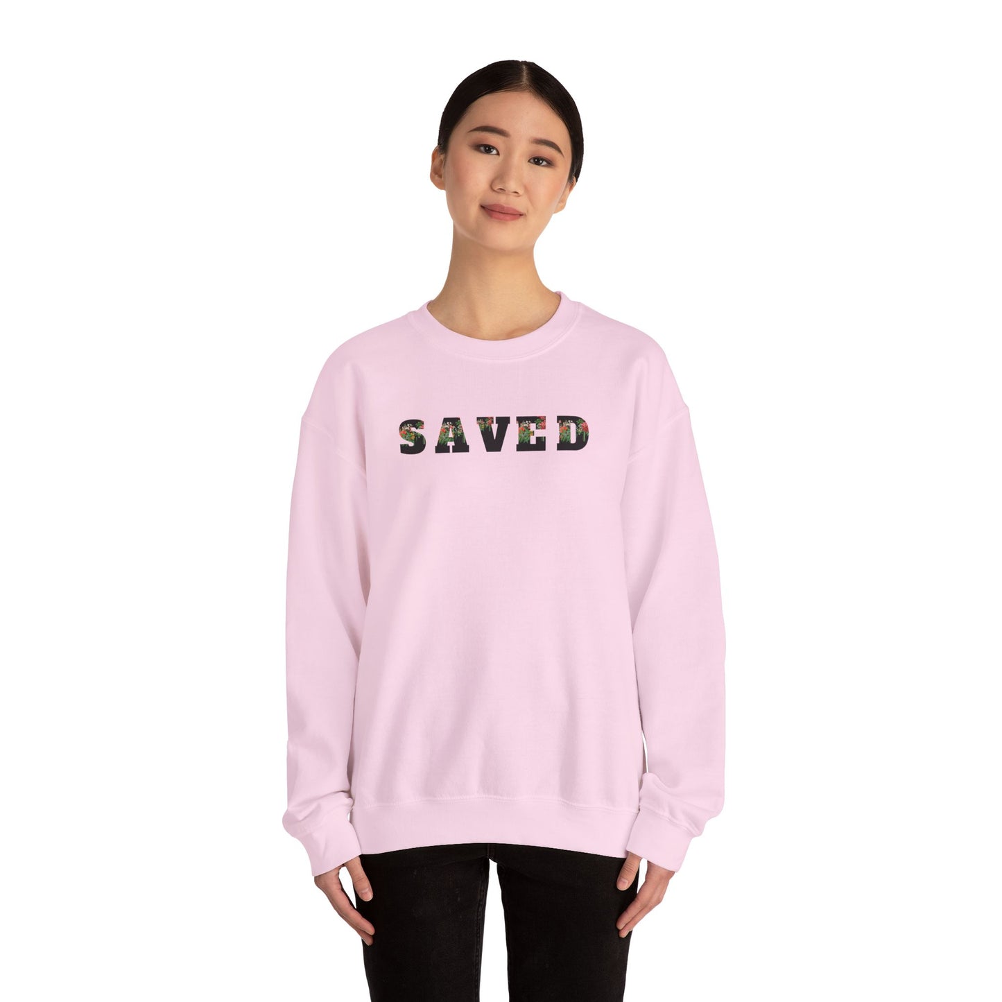 Saved Women's Crewneck Sweatshirt - Unisex Heavy Blend™