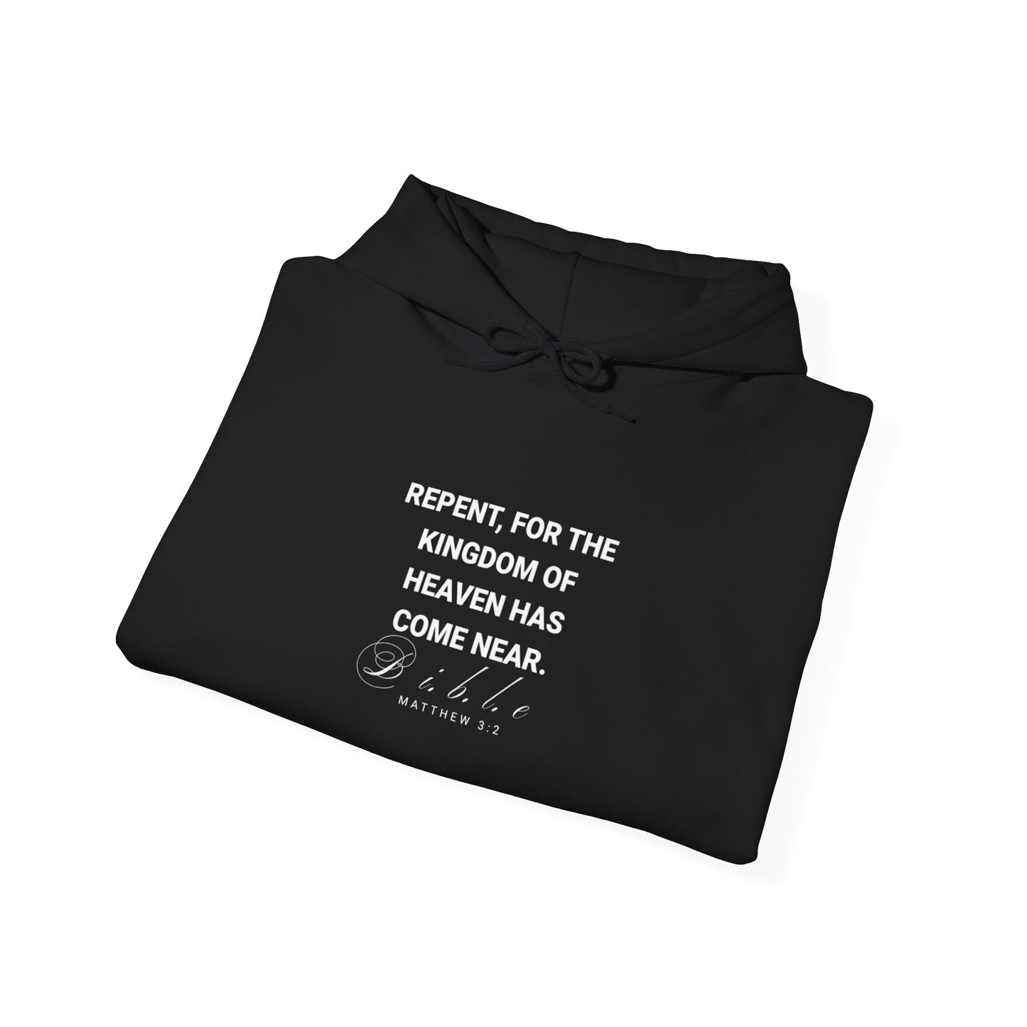 Men's Hoodie - Matthew 3:2 Bible Verse Heavy Blend™ Hooded Sweatshirt