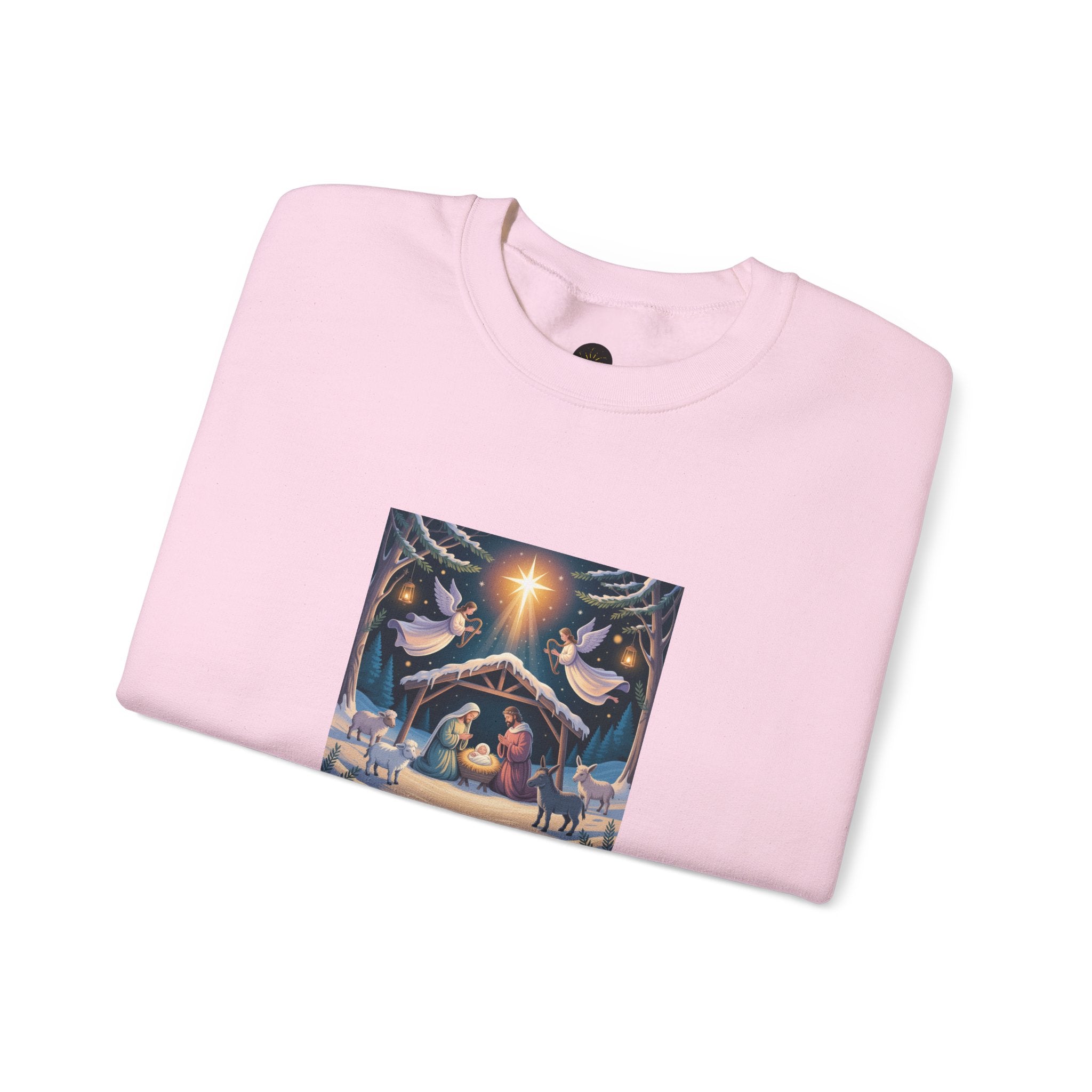 Religious Christmas Crewneck Sweatshirt, Christian Holiday Jumper, Festive Jesus Pullover, Xmas Top, Unisex Christmas Sweater