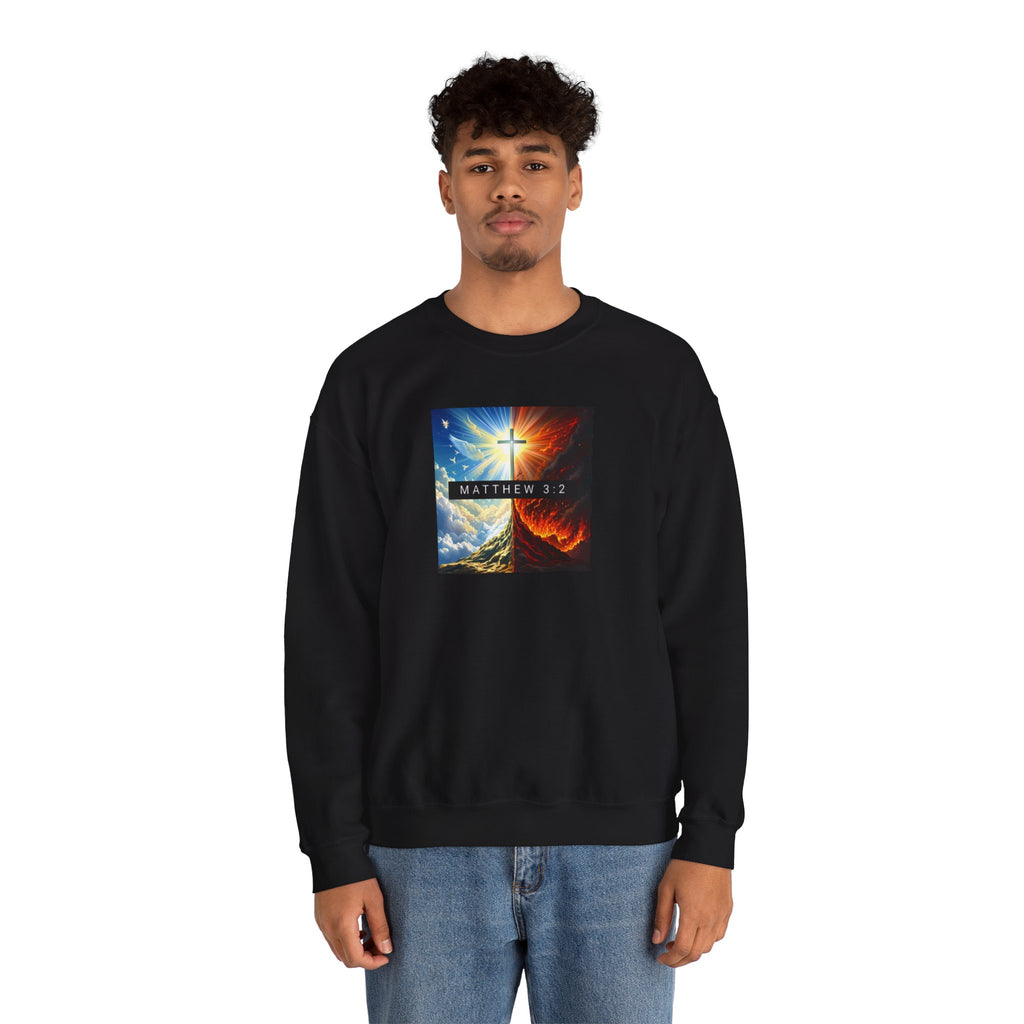 Men's Sweatshirt - Crewneck Heaven or Hell