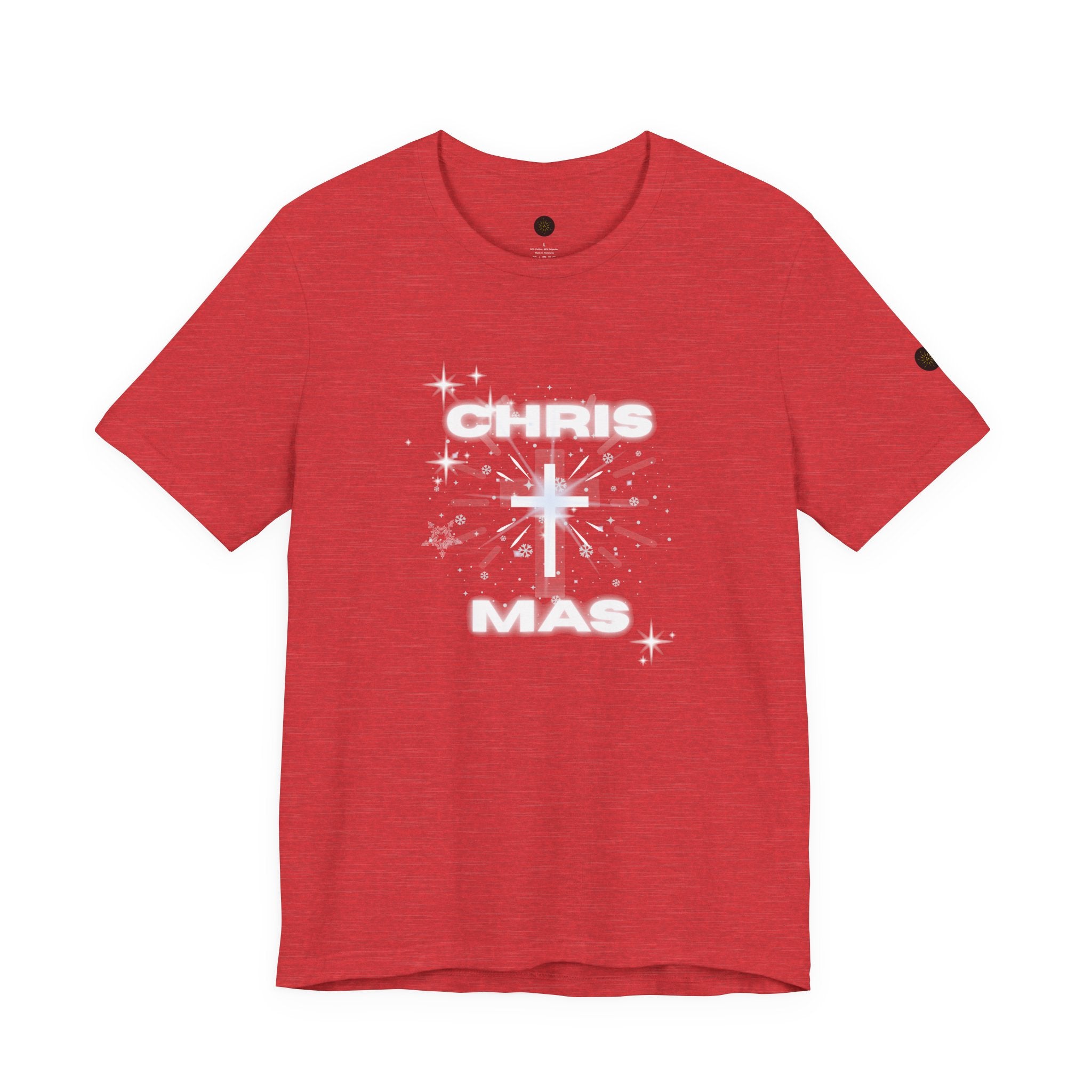 Christmas Tee, Holiday Apparel, Religious Gift, Family Christmas Shirt, Winter Fashion, Nativity Scene Tee - Unisex Jersey Short Sleeve Tee