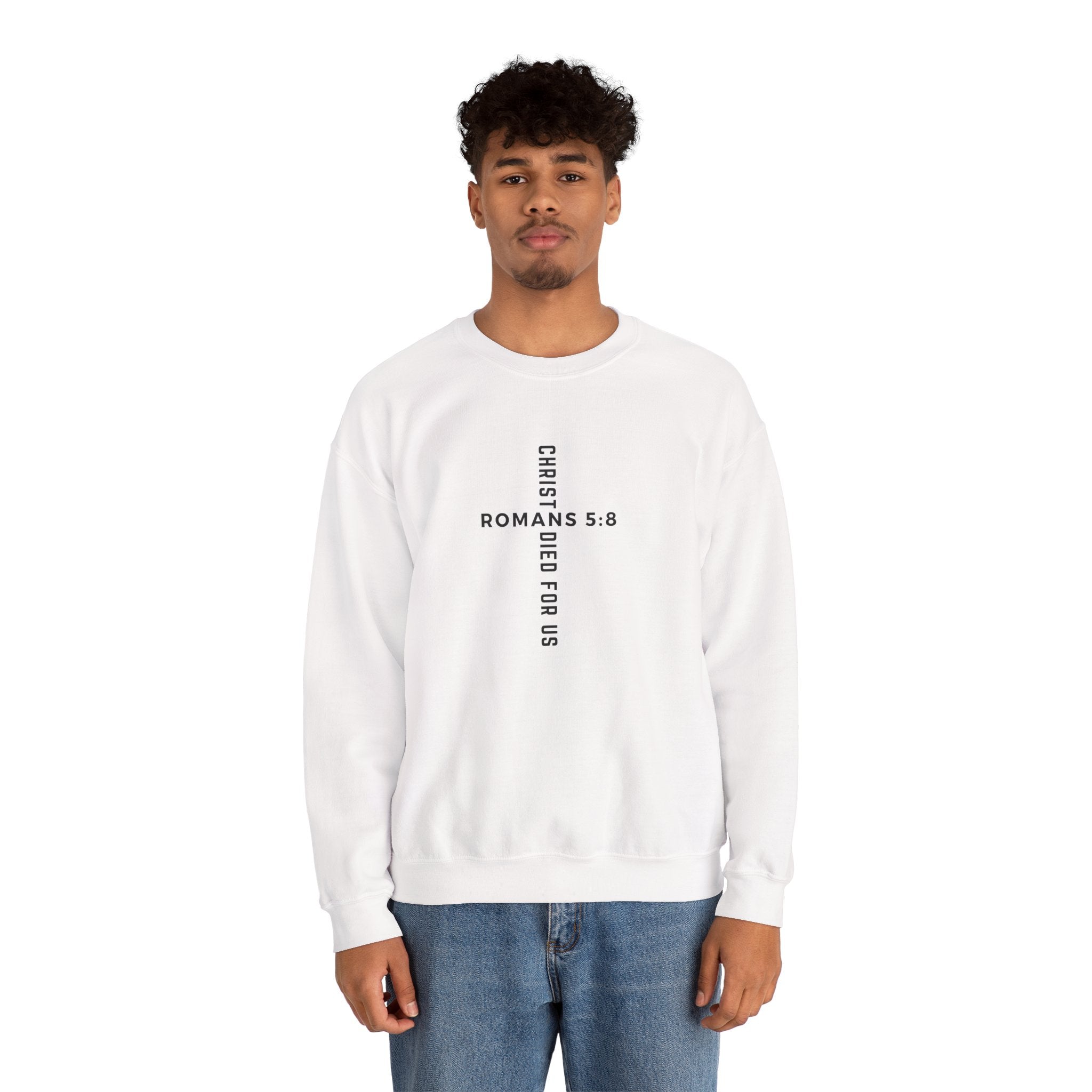 Cross Mens Sweatshirt - Heavy Blend Crewneck