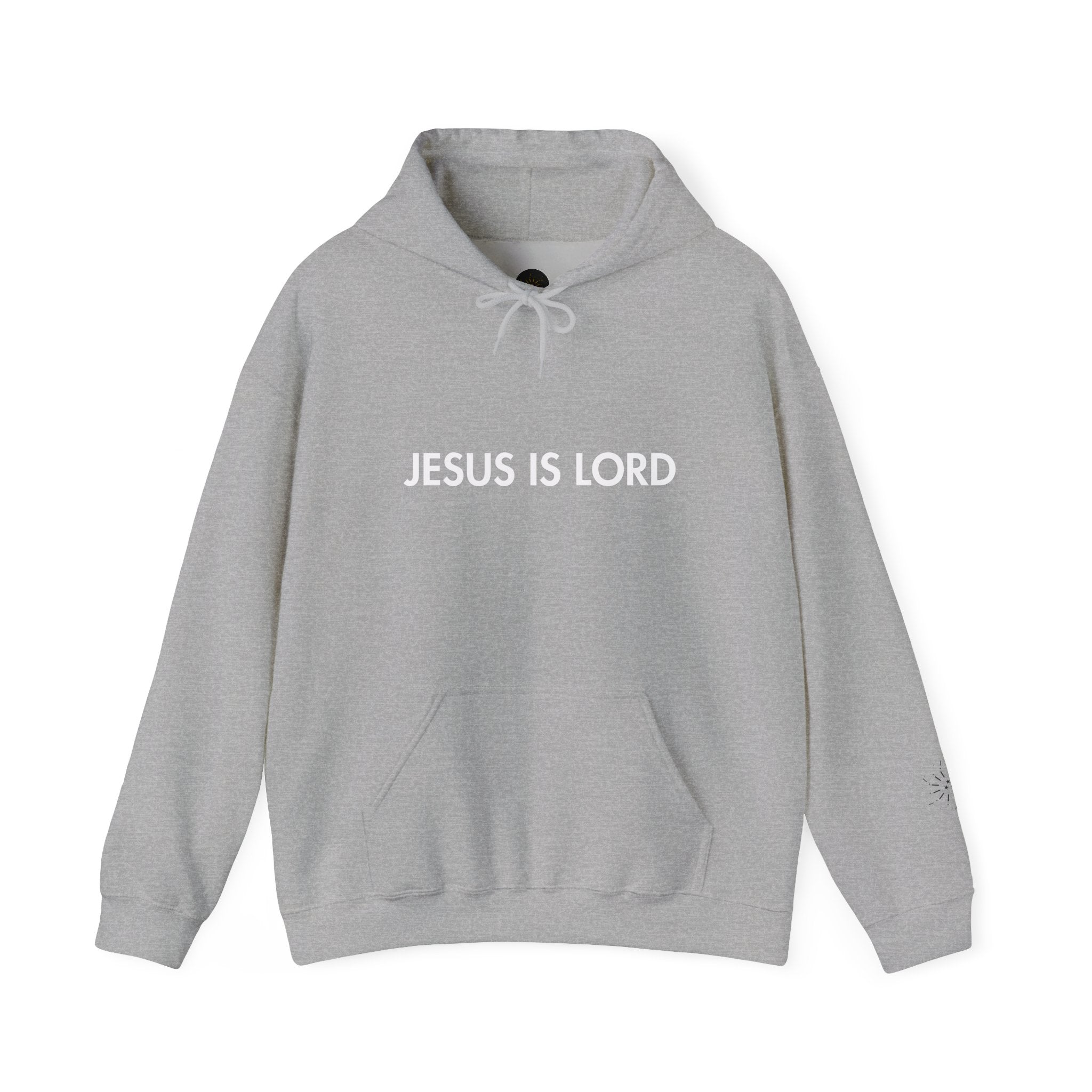 Hoodie - Jesus is Lord Men's Heavy Blend™ Hoodie for Spiritual Everyday Comfort