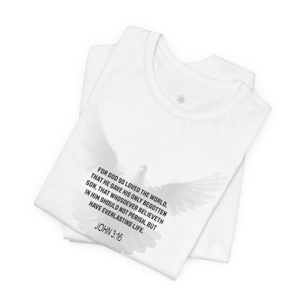 Christian Women's Tee - John 3:16 Short Sleeve Tee