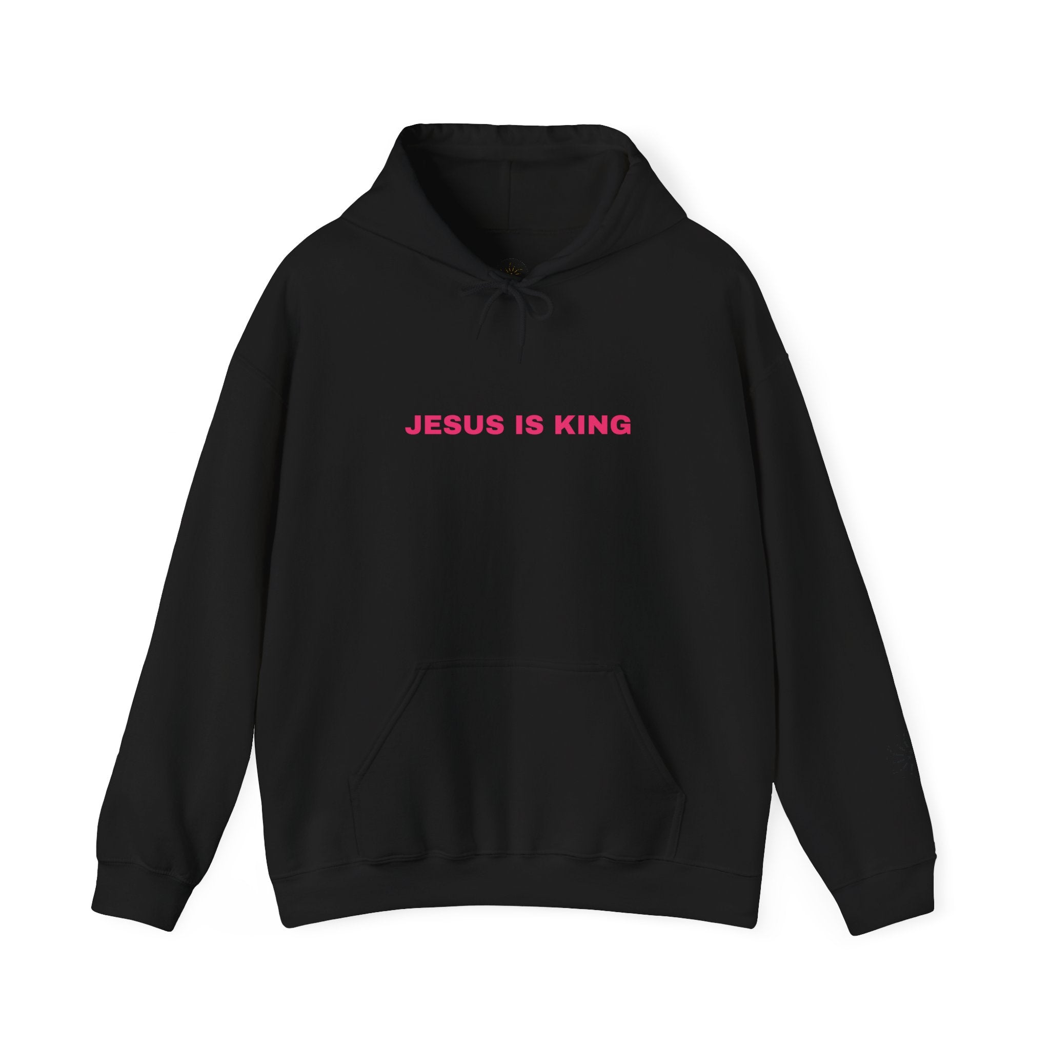 Jesus is King Hoodie - Men's Heavy Blend™ Hoodie for Spiritual Everyday Comfort