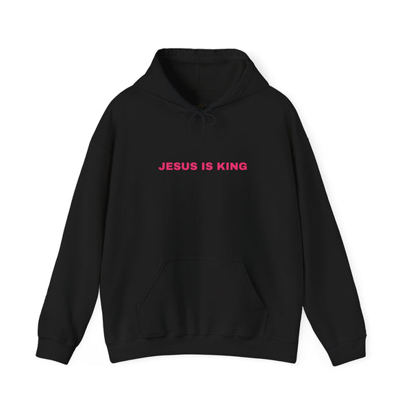 Jesus is King Hoodie - Men's Heavy Blend™ Hoodie for Spiritual Everyday Comfort