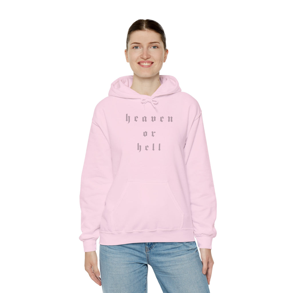 Heaven or Hell Women's Heavy Blend™ Hoodie - Cozy Casual Wear for Any Occasion, Spiritual Gift, Everyday Comfort, Unique Graphic [...]