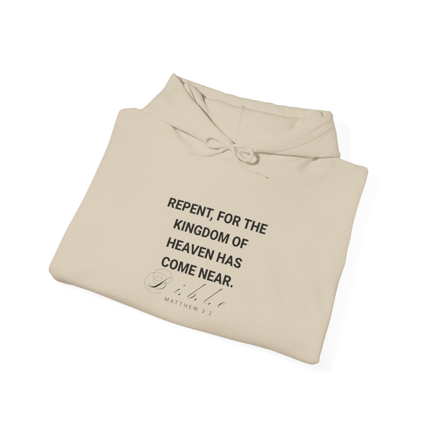 Men's Hoodie - Matthew 3:2 Bible Verse Heavy Blend™ Hooded Sweatshirt