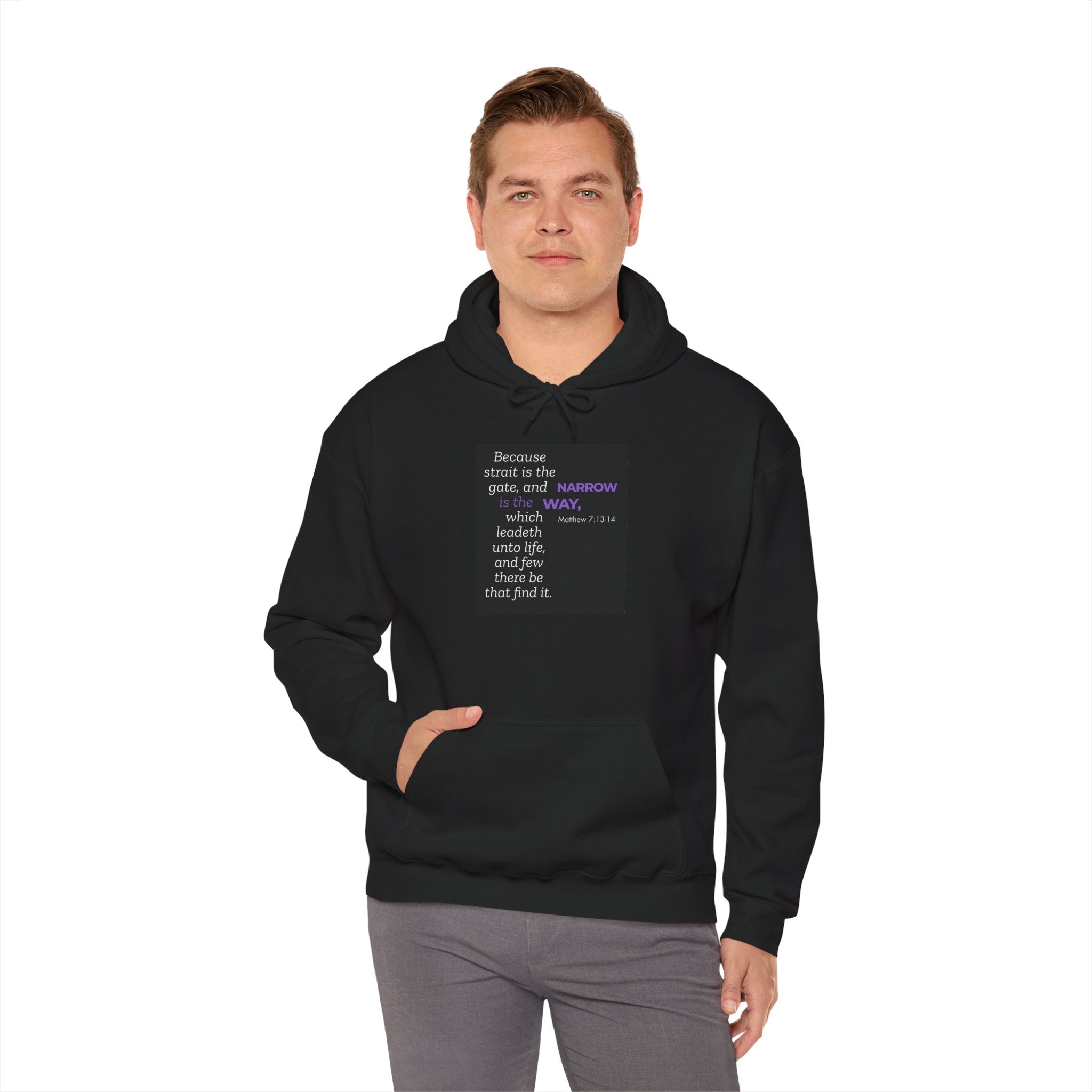 Bible Verse Men's Hoodie Heavy Blend™