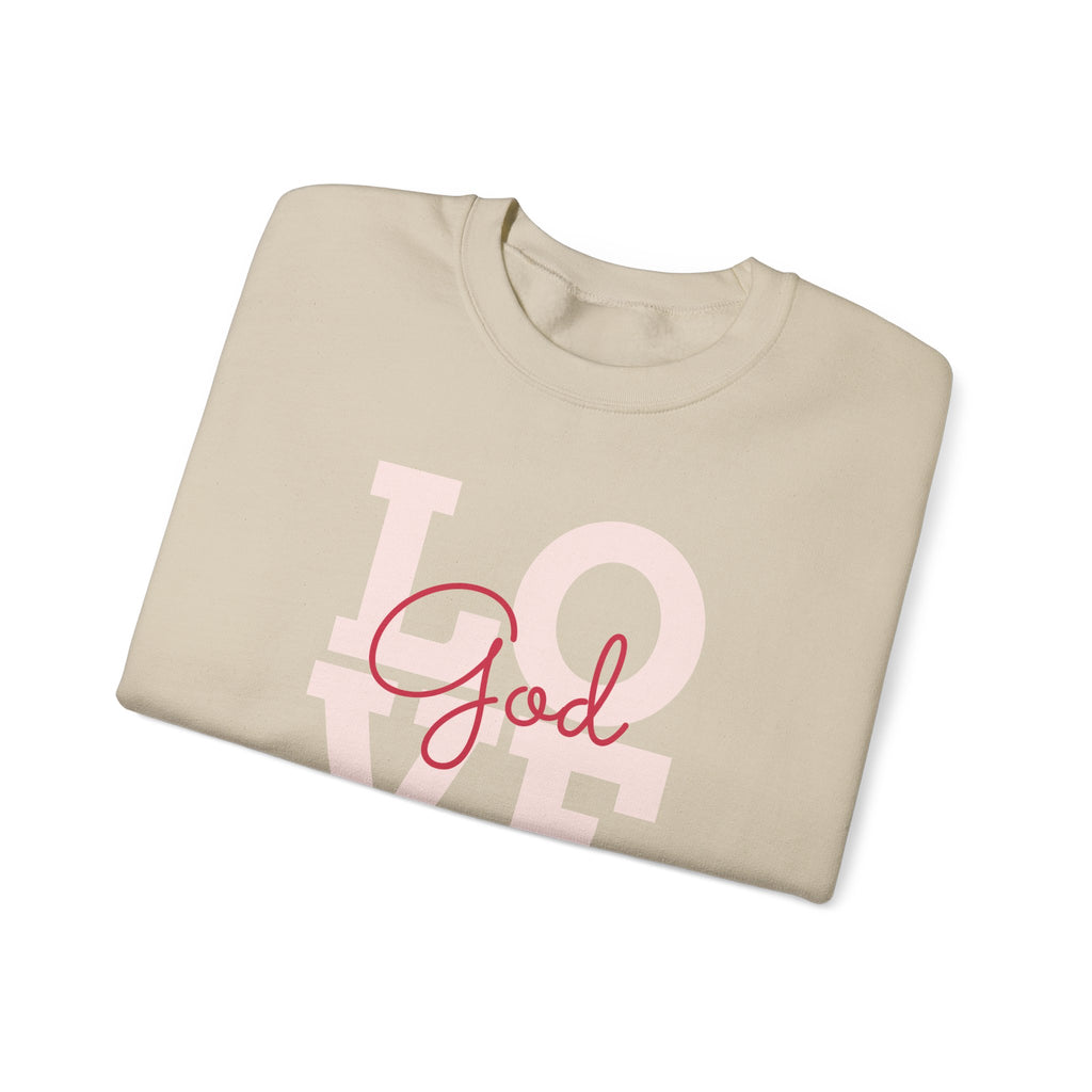 Faith Love God Unisex Sweatshirt Crewneck