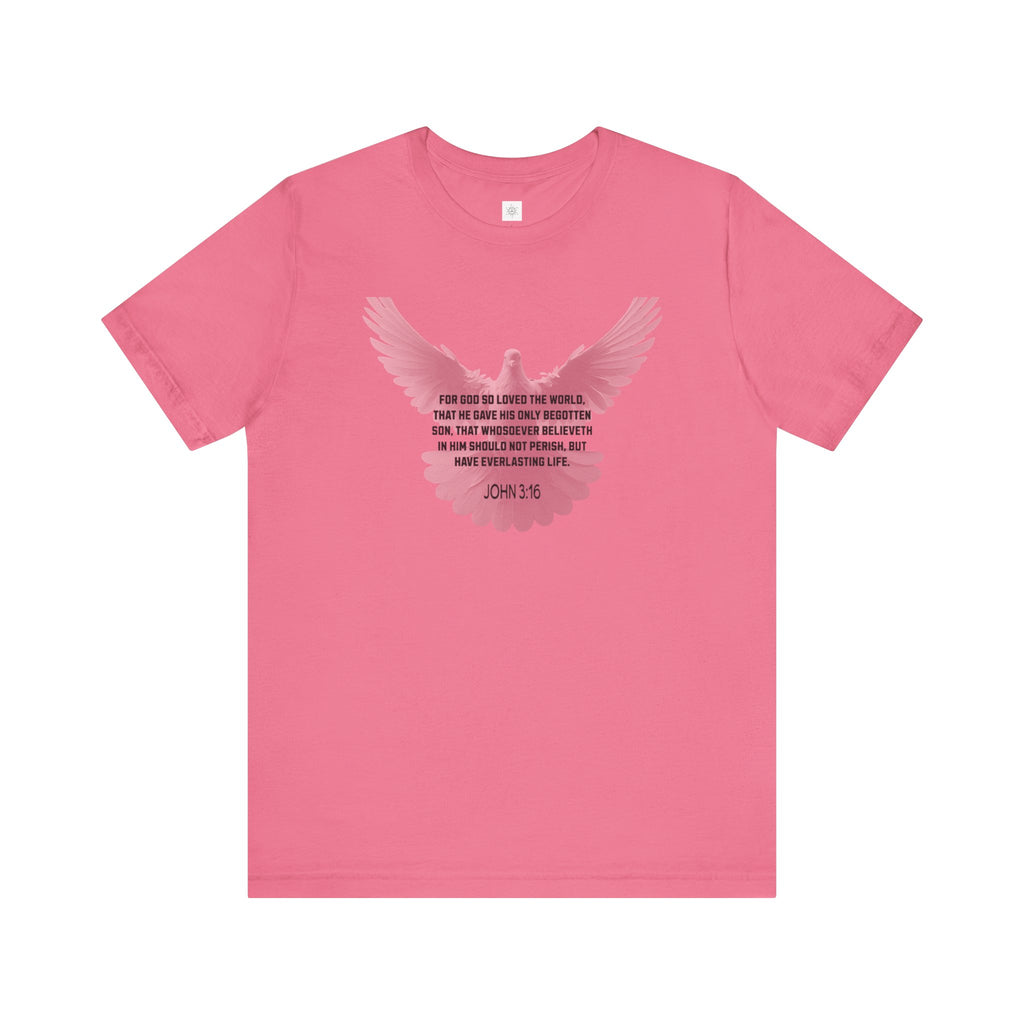 Christian Women's Tee - John 3:16 Short Sleeve Tee
