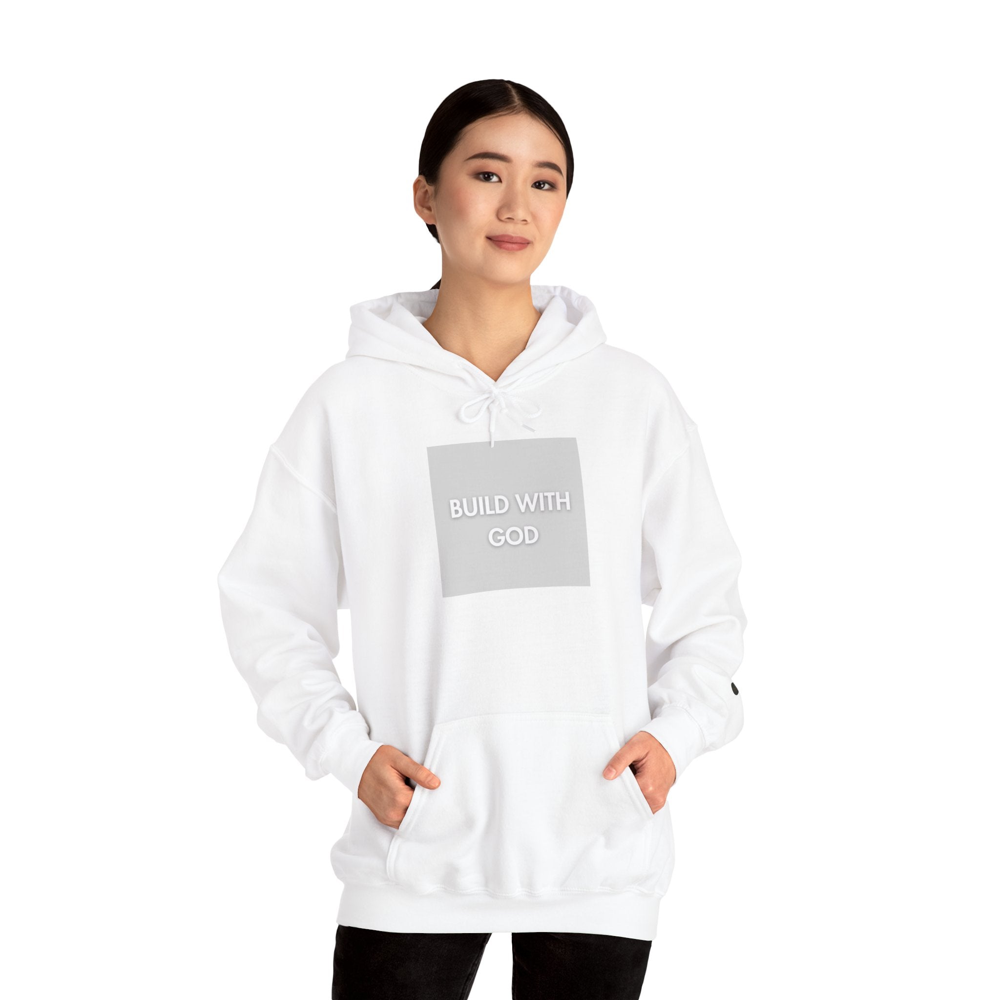 Build With God Hoodie — Faith-Inspired Christian Pullover