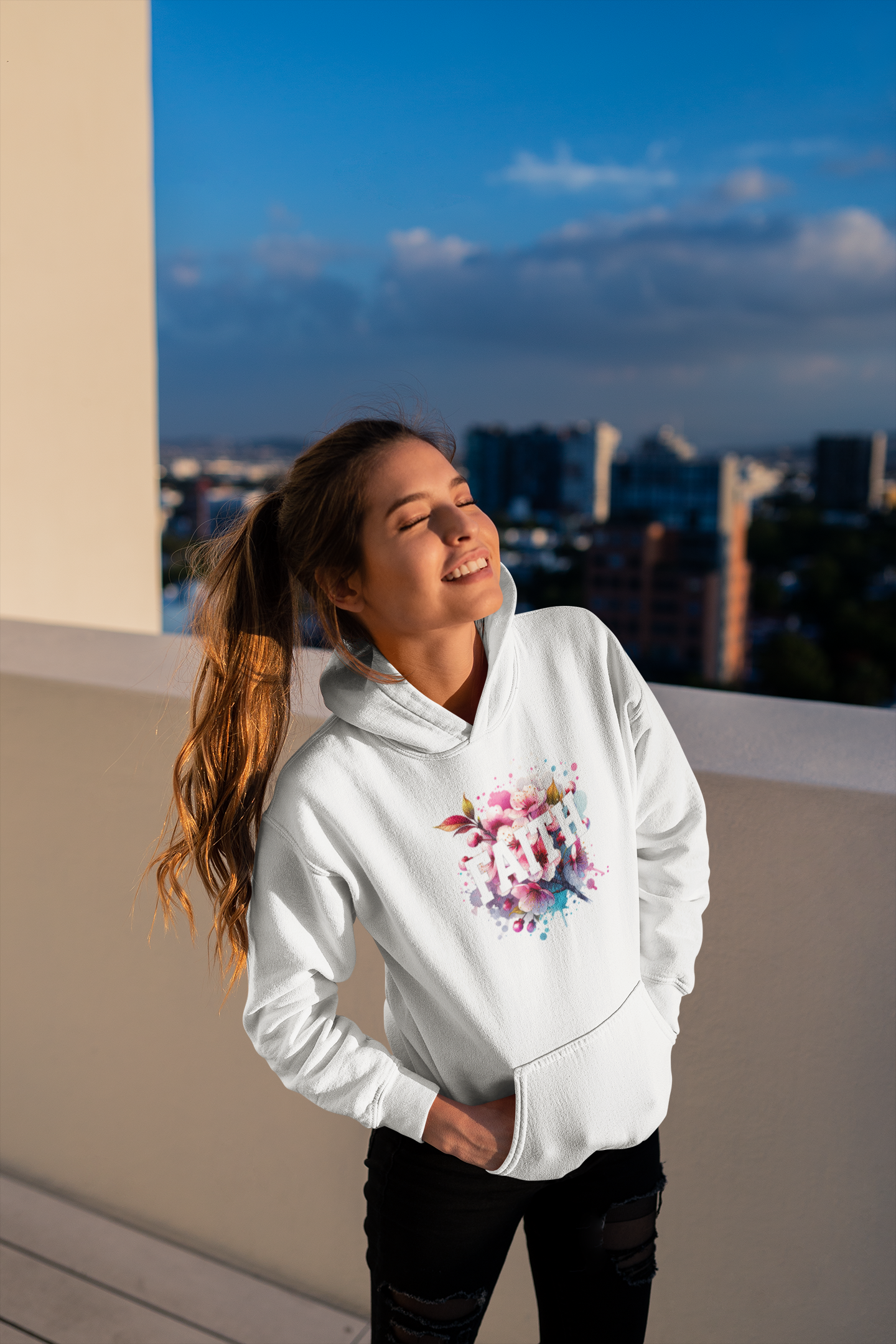 Faith Women's Heavy Blend™ Hoodie - Cozy Casual Wear