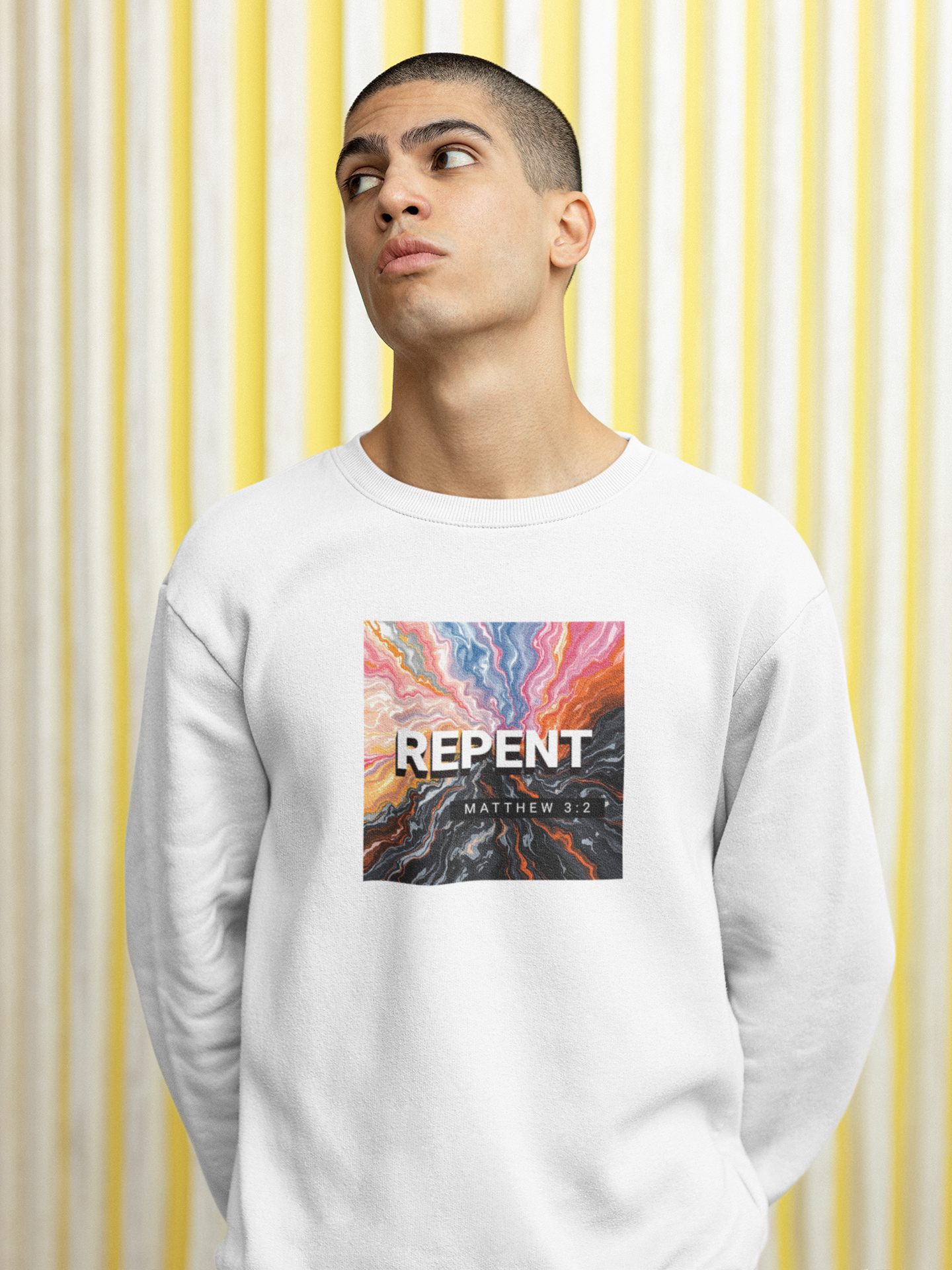 Repent Motivational Sweatshirt - Crewneck