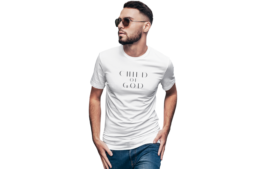 Men's Tee - Child of God Religious Christian Unisex Jersey Short Sleeve Tee Shirt