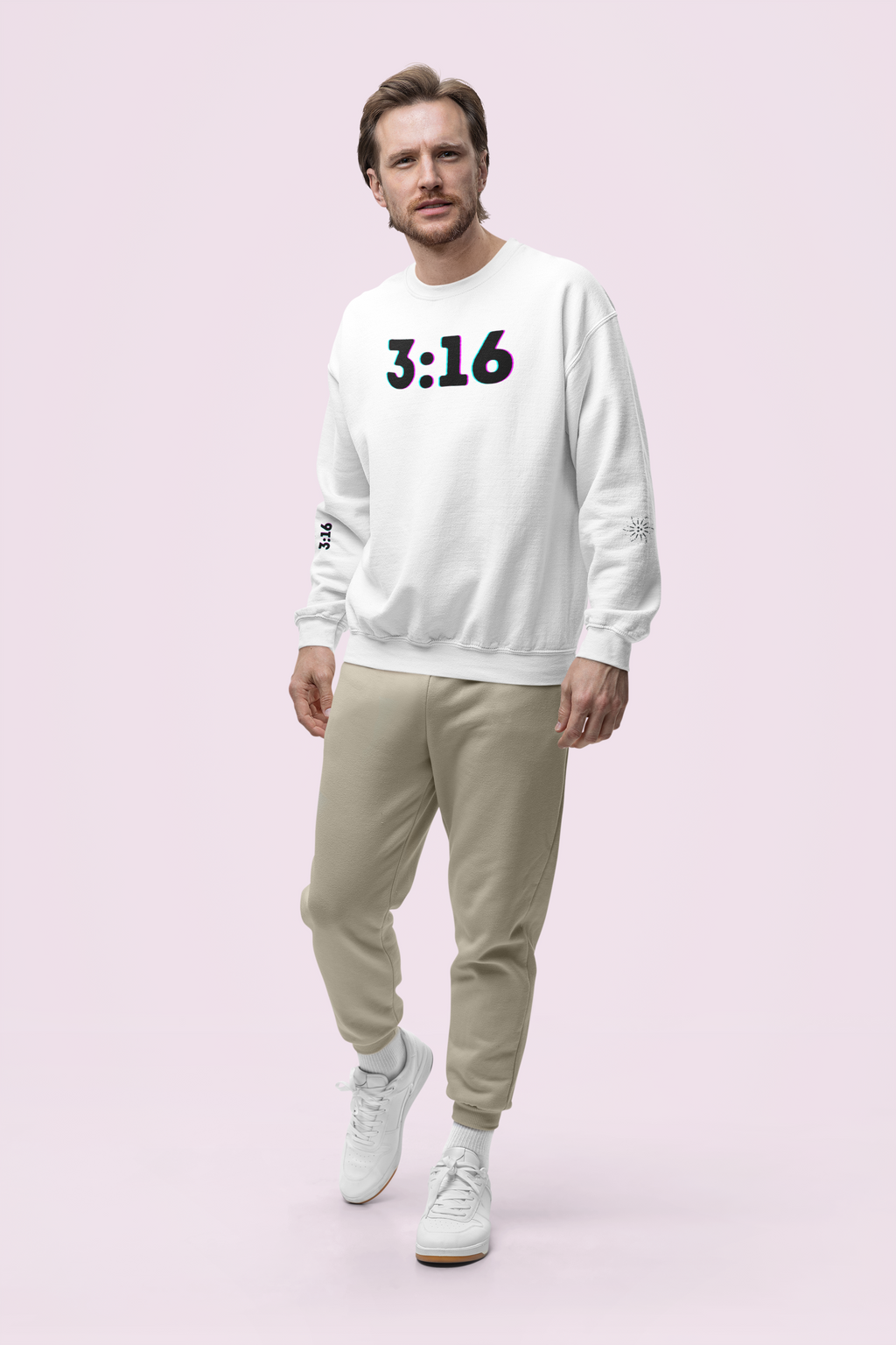Men's Sweatshirt - Classic Comfort for Everyday Wear 3:16