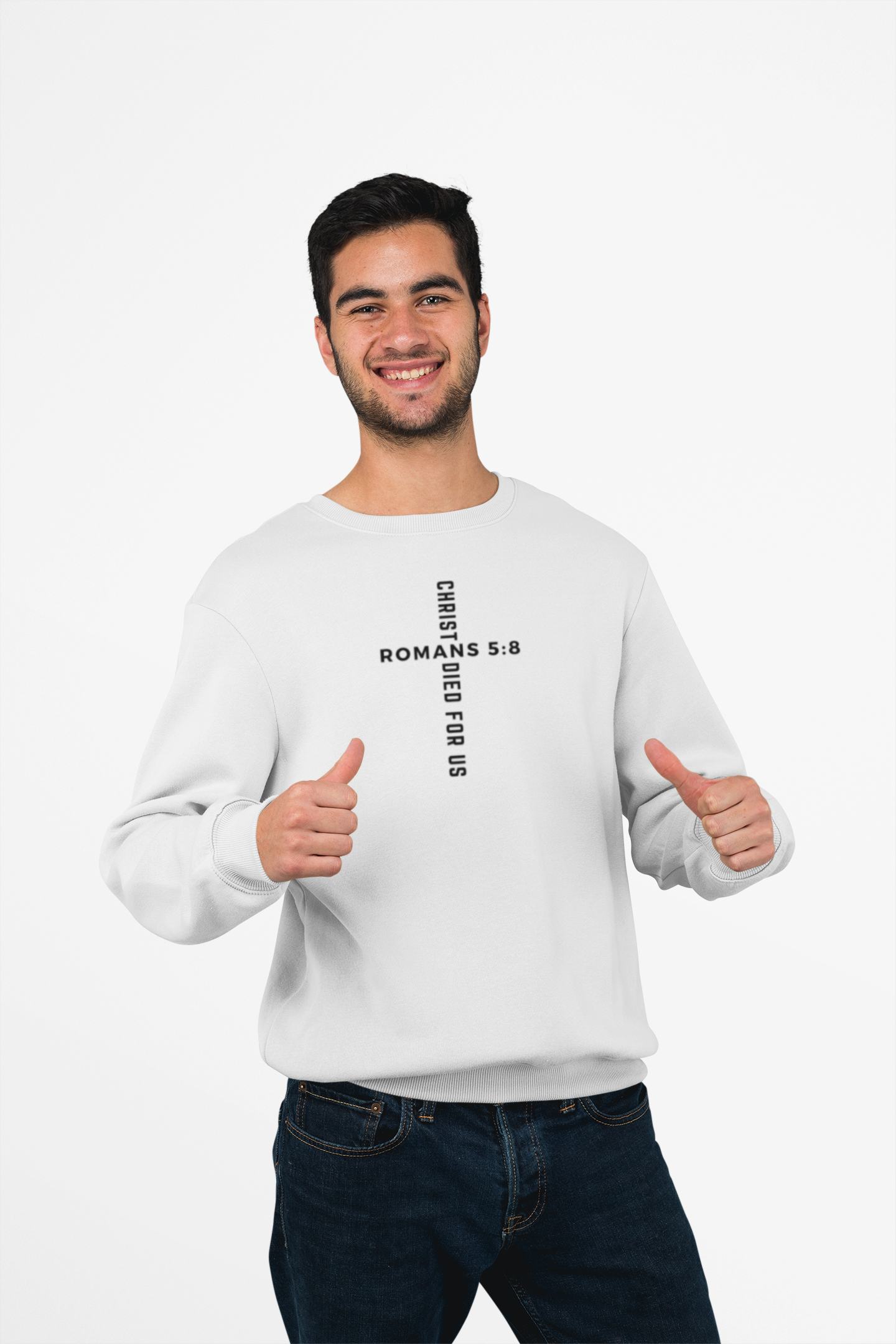 Cross Mens Sweatshirt - Heavy Blend Crewneck