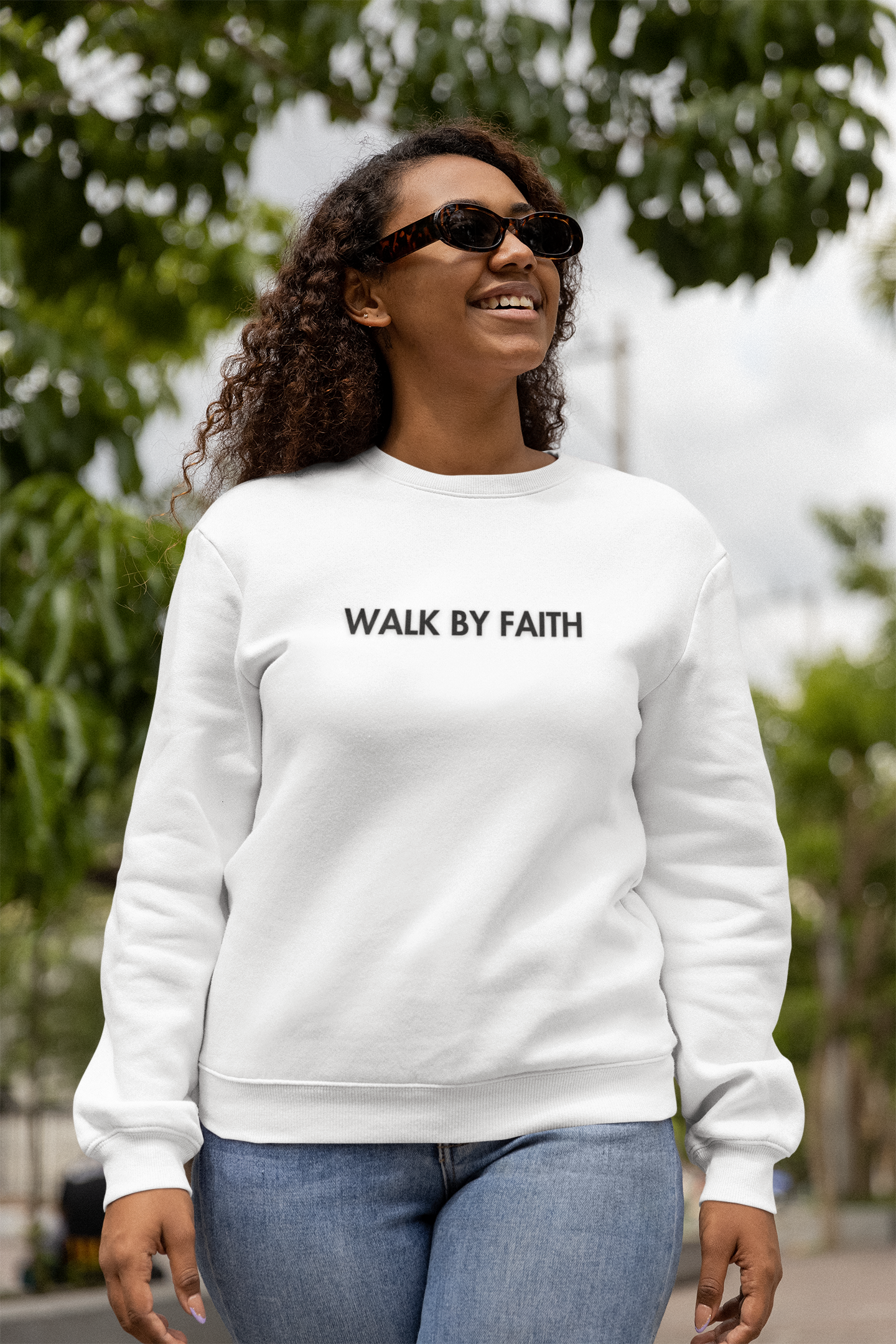 Walk by Faith Women's Sweatshirt