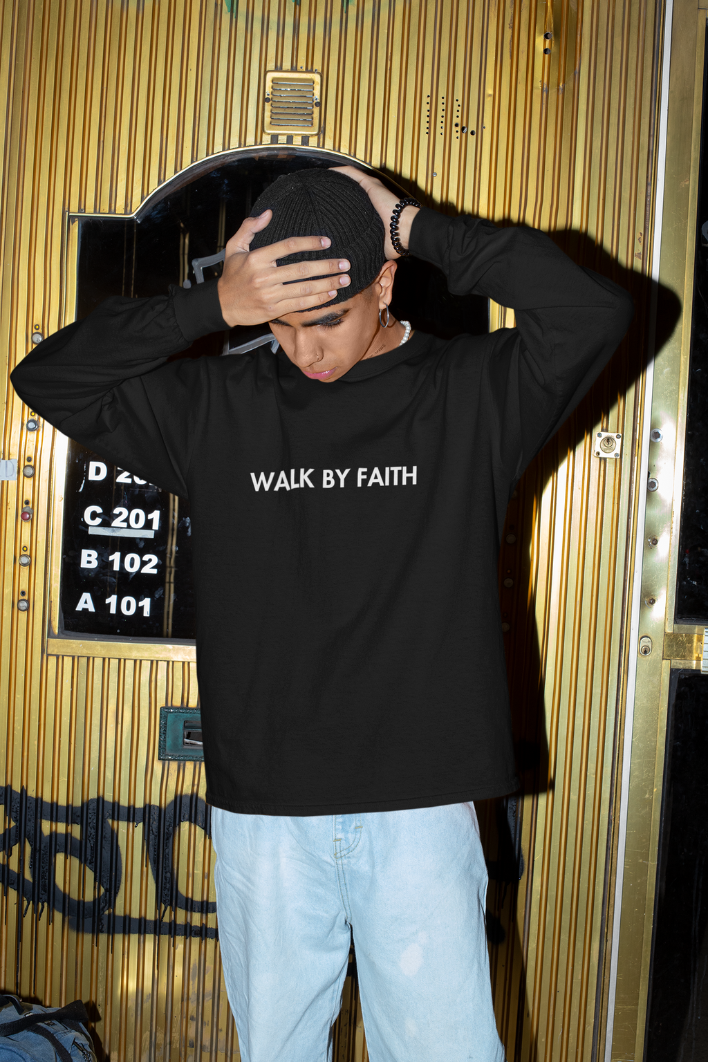 Faithful Walk Mens Sweatshirt