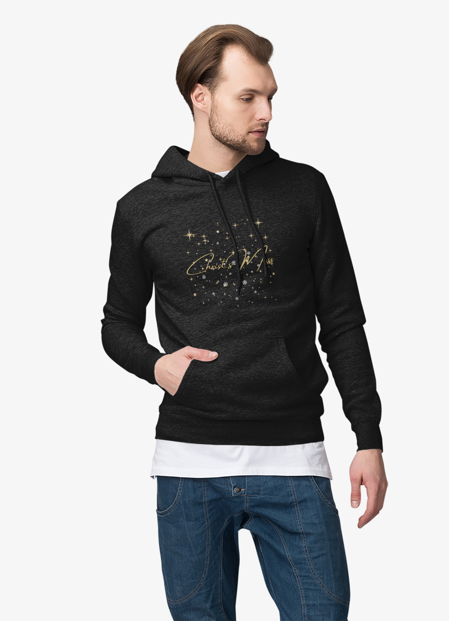 Christ's Mass Hoodie - Unisex Heavy Blend™ Hooded Sweatshirt, Holiday Faith Sweatshirt, Christian Apparel, Religious Pullover,
