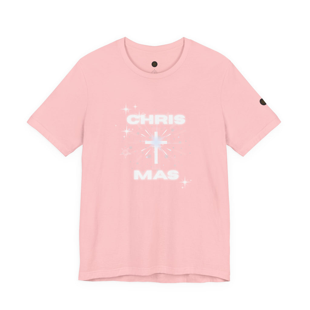 Christmas Tee, Holiday Apparel, Religious Gift, Family Christmas Shirt, Winter Fashion, Nativity Scene Tee - Unisex Jersey Short Sleeve Tee