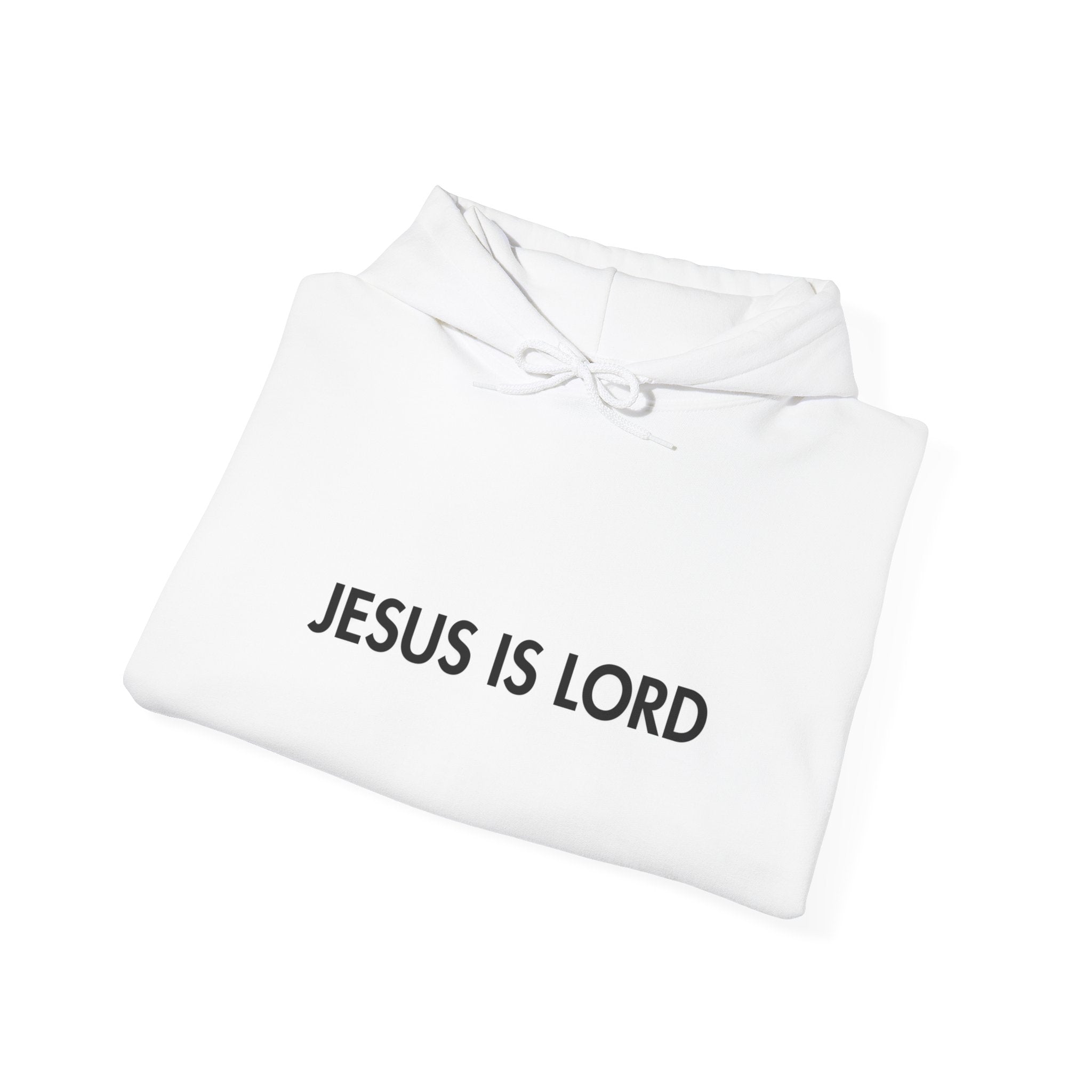 Hoodie - Jesus is Lord Men's Heavy Blend™ Hoodie for Spiritual Everyday Comfort