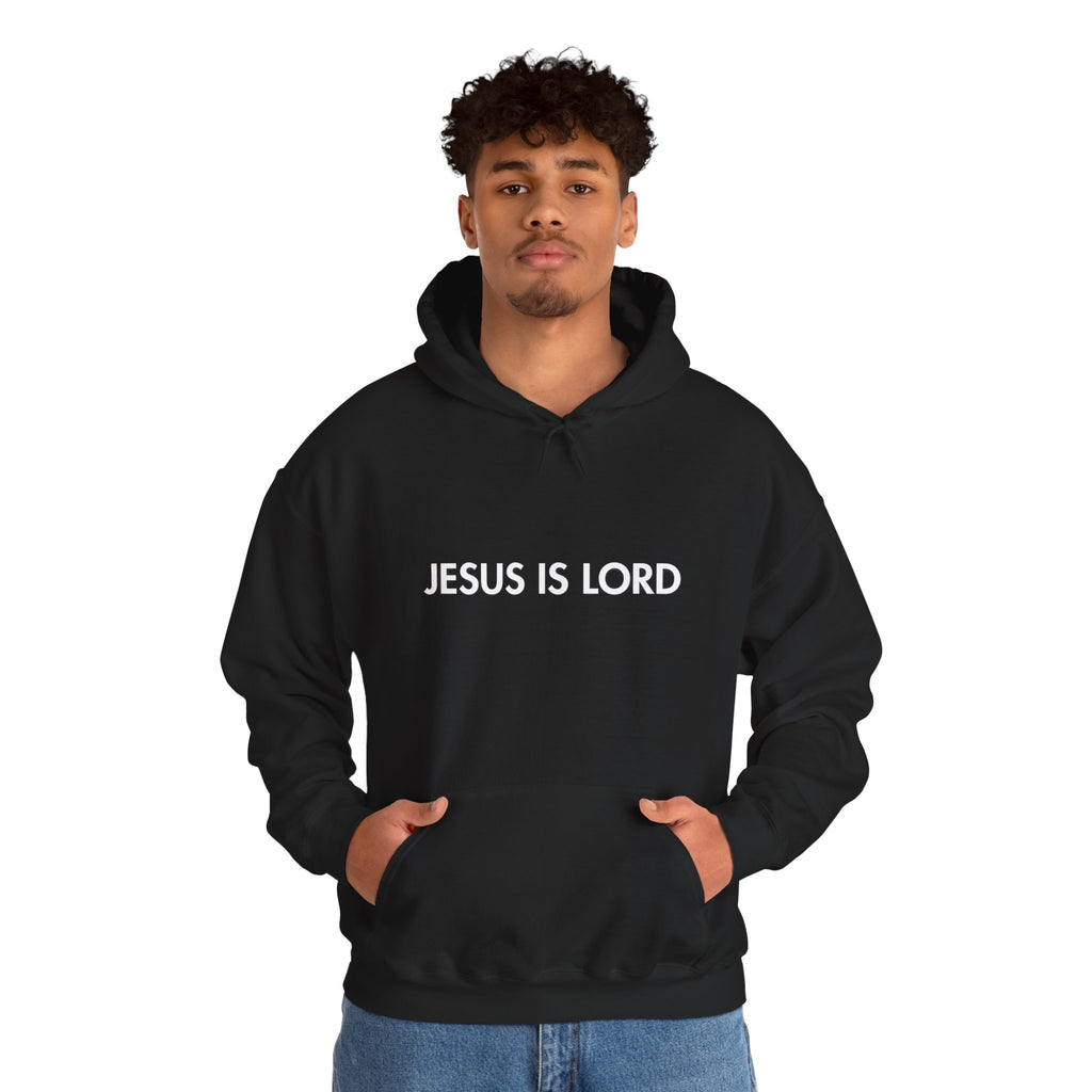 Hoodie - Jesus is Lord Men's Heavy Blend™ Hoodie for Spiritual Everyday Comfort