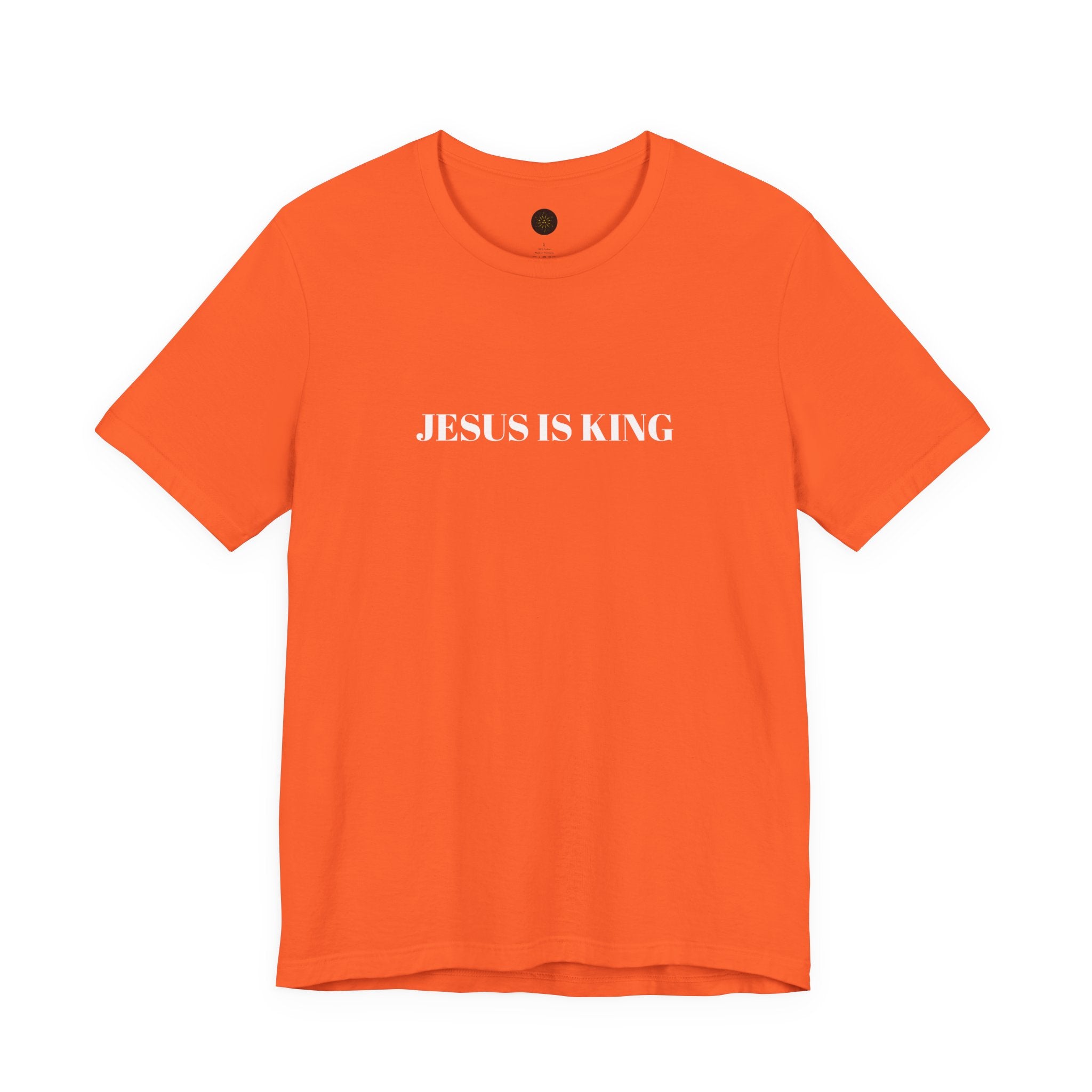 JESUS IS KING - Christian Men's Tee -  Jersey Short Sleeve T-Shirt
