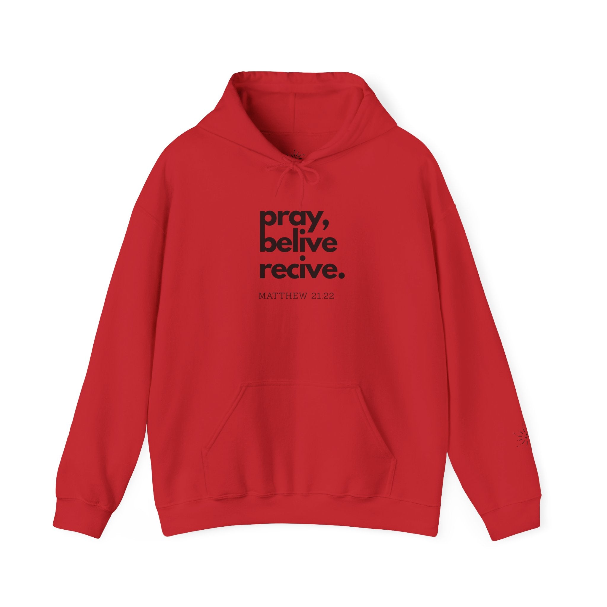 Pray Believe Receive Hoodie Christmas Gift