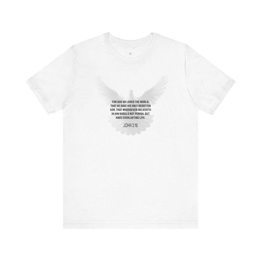 Christian Women's Tee - John 3:16 Short Sleeve Tee